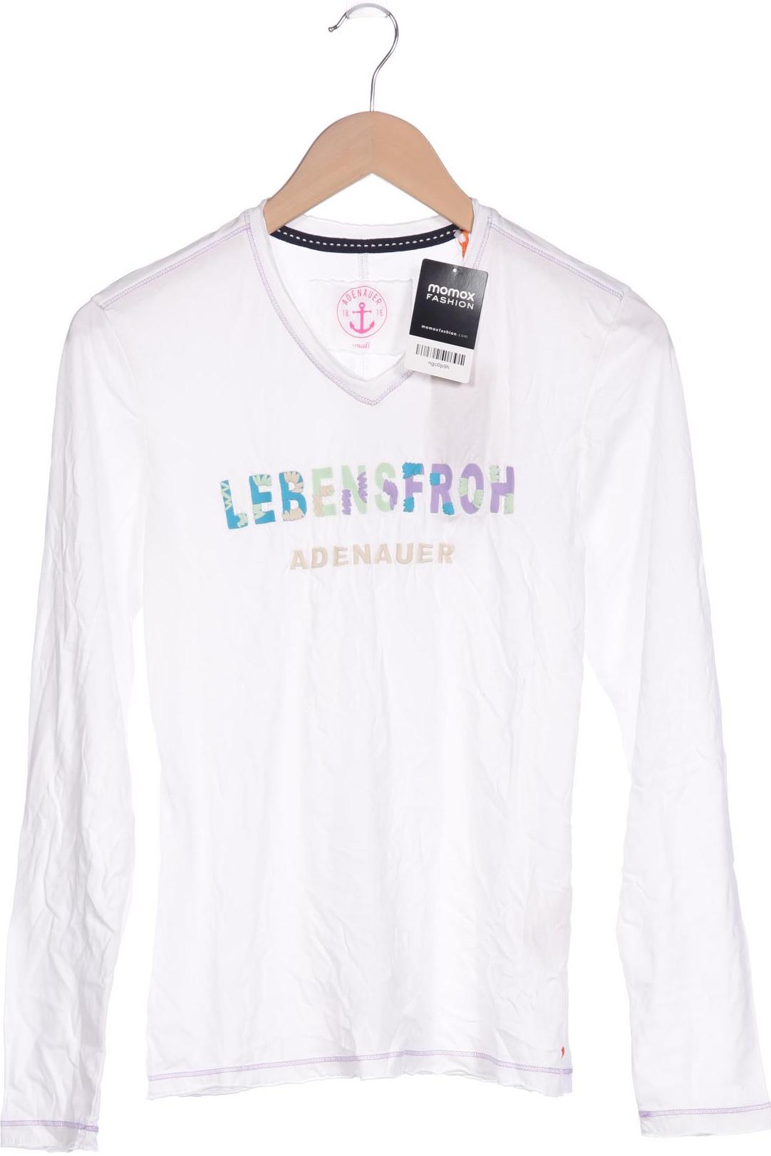 

Adenauer & Co Damen Langarmshirt, weiß, Gr. 36