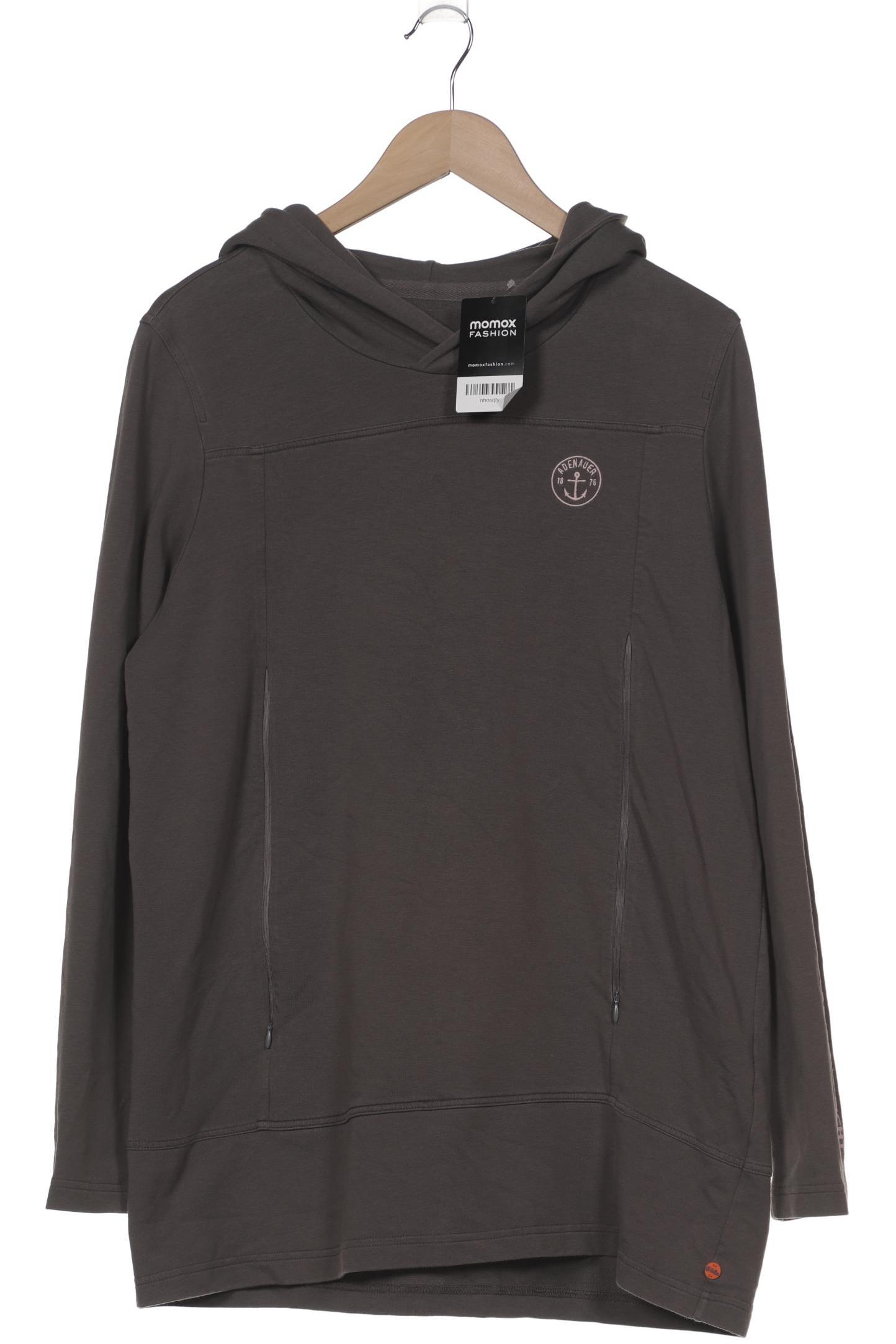 

Adenauer & Co Damen Kapuzenpullover, grau, Gr. 38