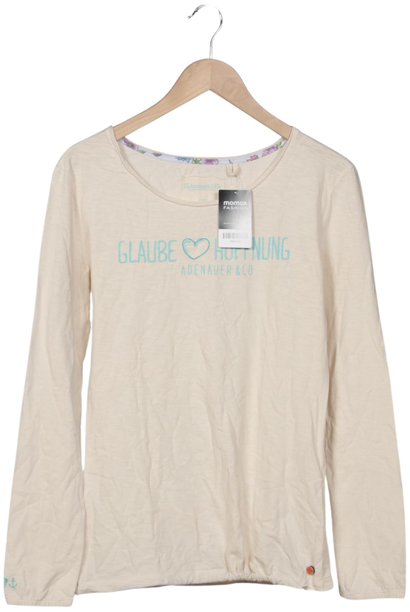 

Adenauer & Co Damen Langarmshirt, cremeweiß, Gr. 36