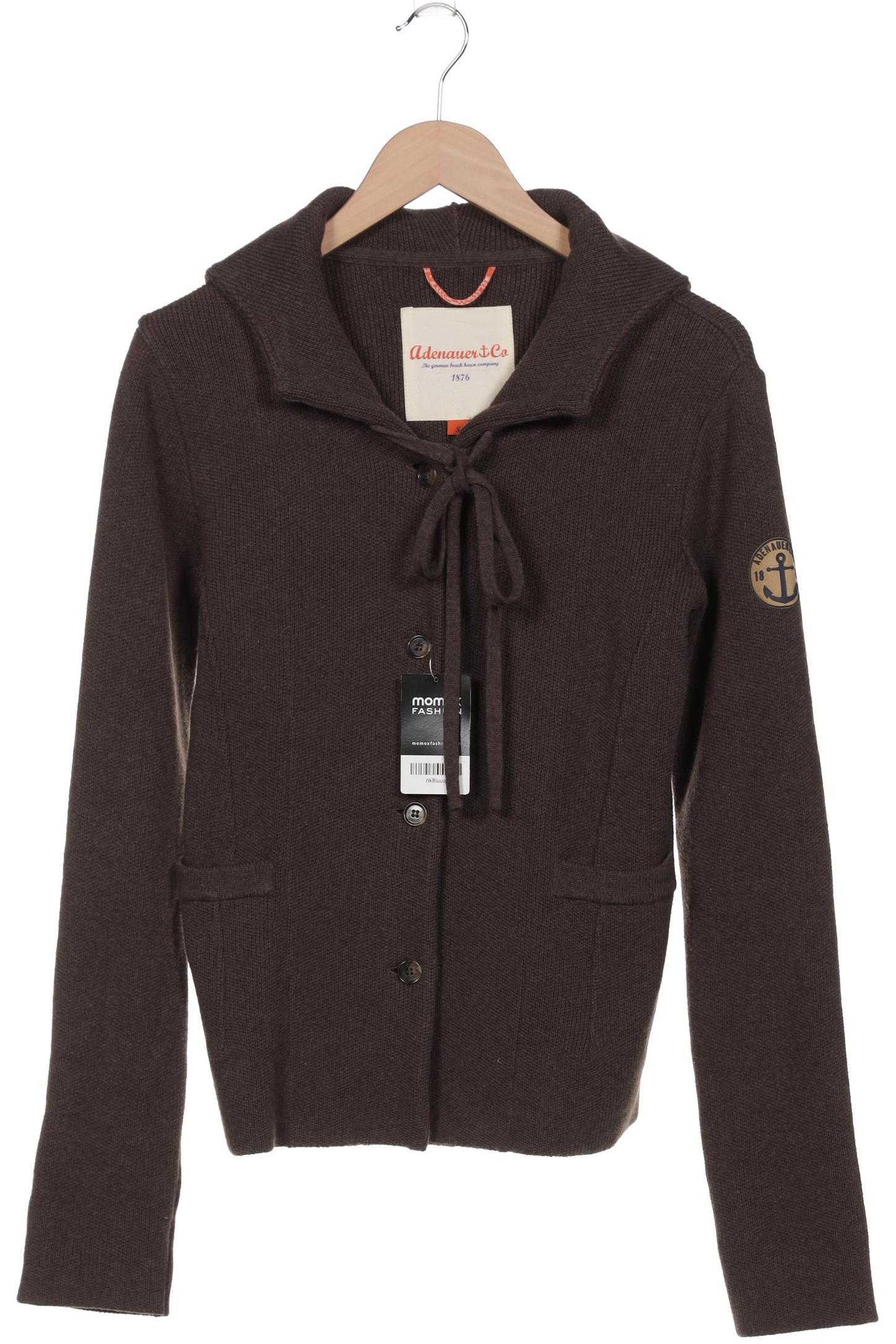 

Adenauer & Co Damen Kapuzenpullover, braun, Gr. 36