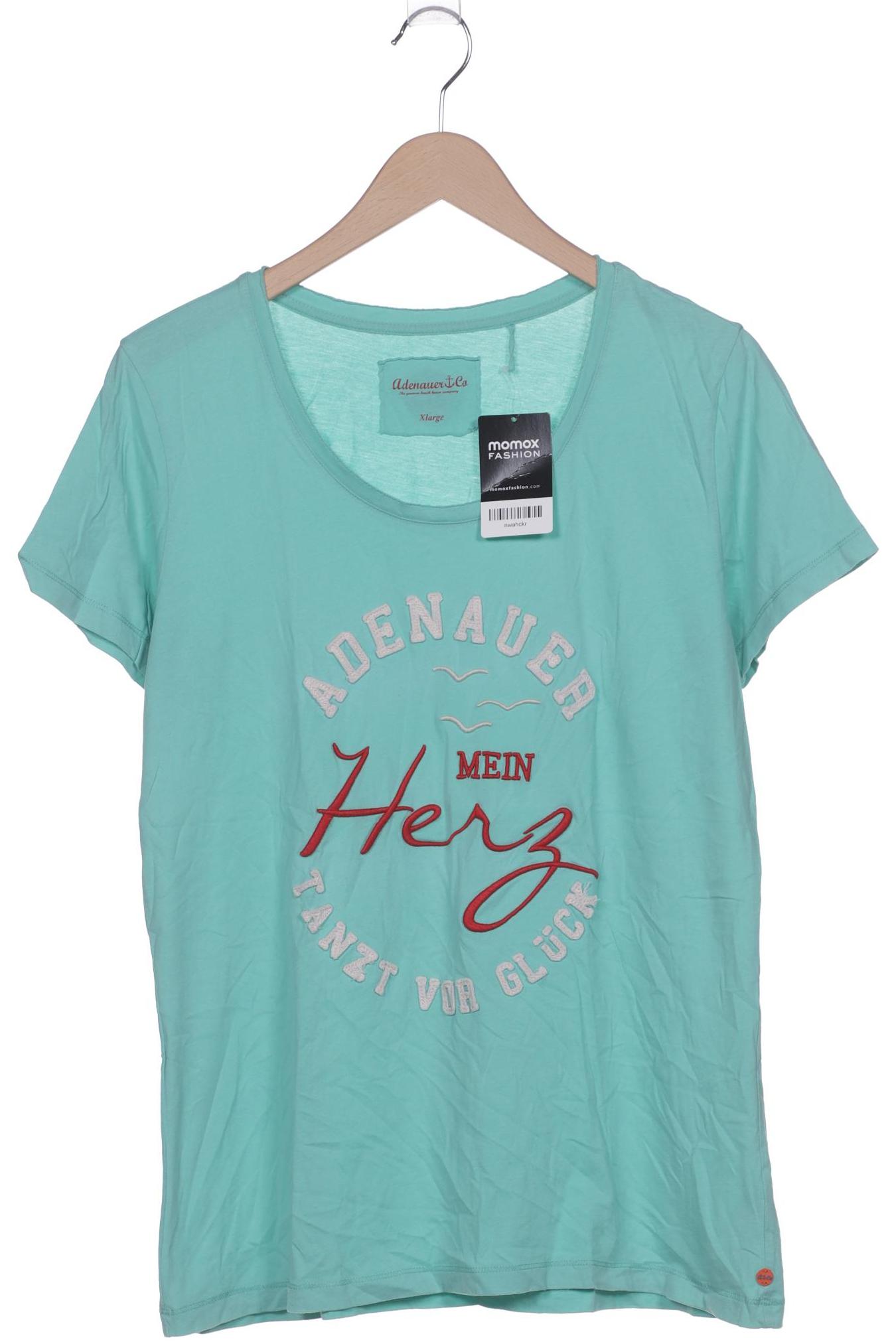 

Adenauer & Co Damen T-Shirt, türkis, Gr. 44
