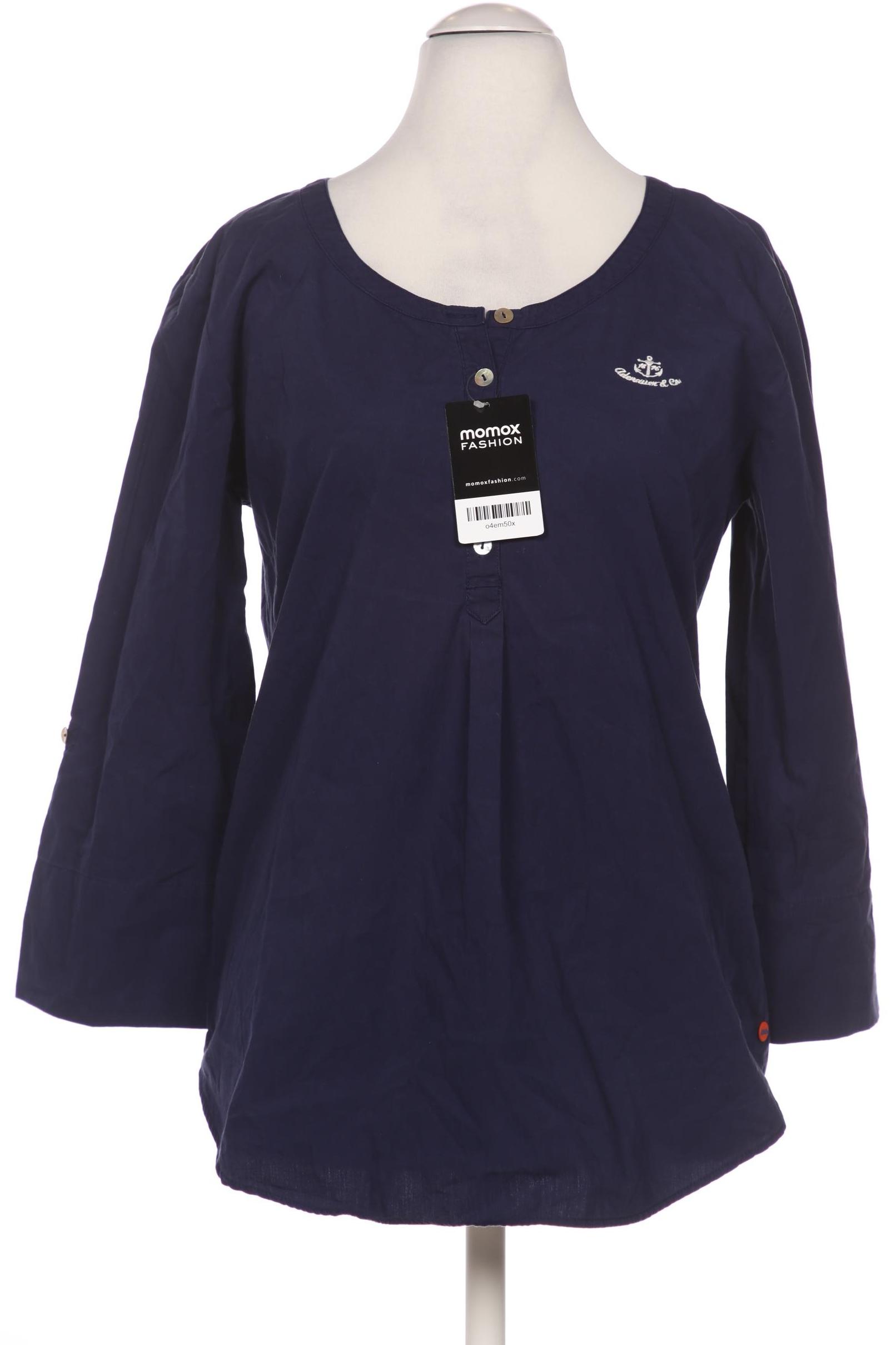 

Adenauer & Co Damen Bluse, marineblau, Gr. 38