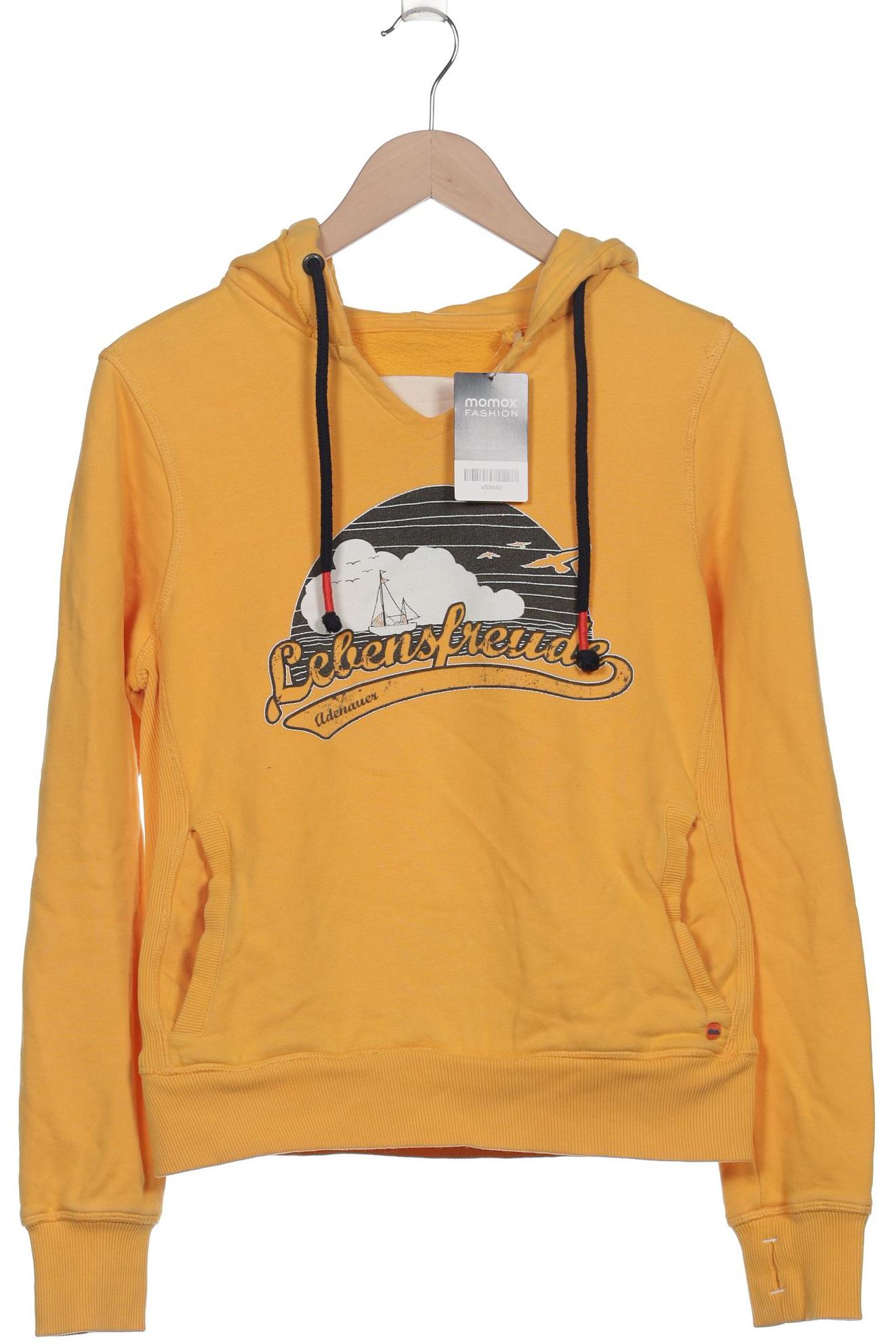 

Adenauer & Co Damen Kapuzenpullover, gelb, Gr. 36