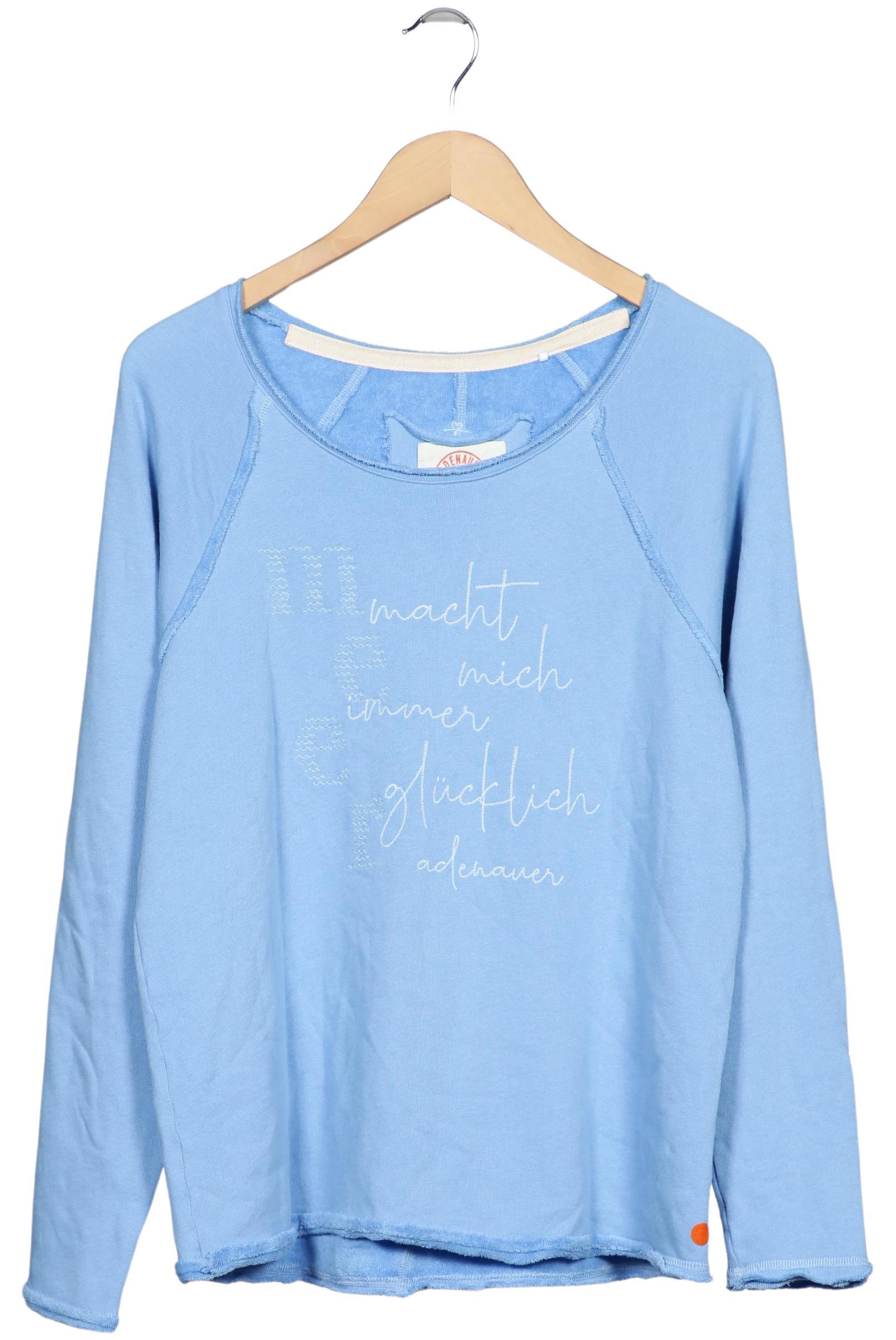 

Adenauer & Co Damen Sweatshirt, hellblau, Gr. 36