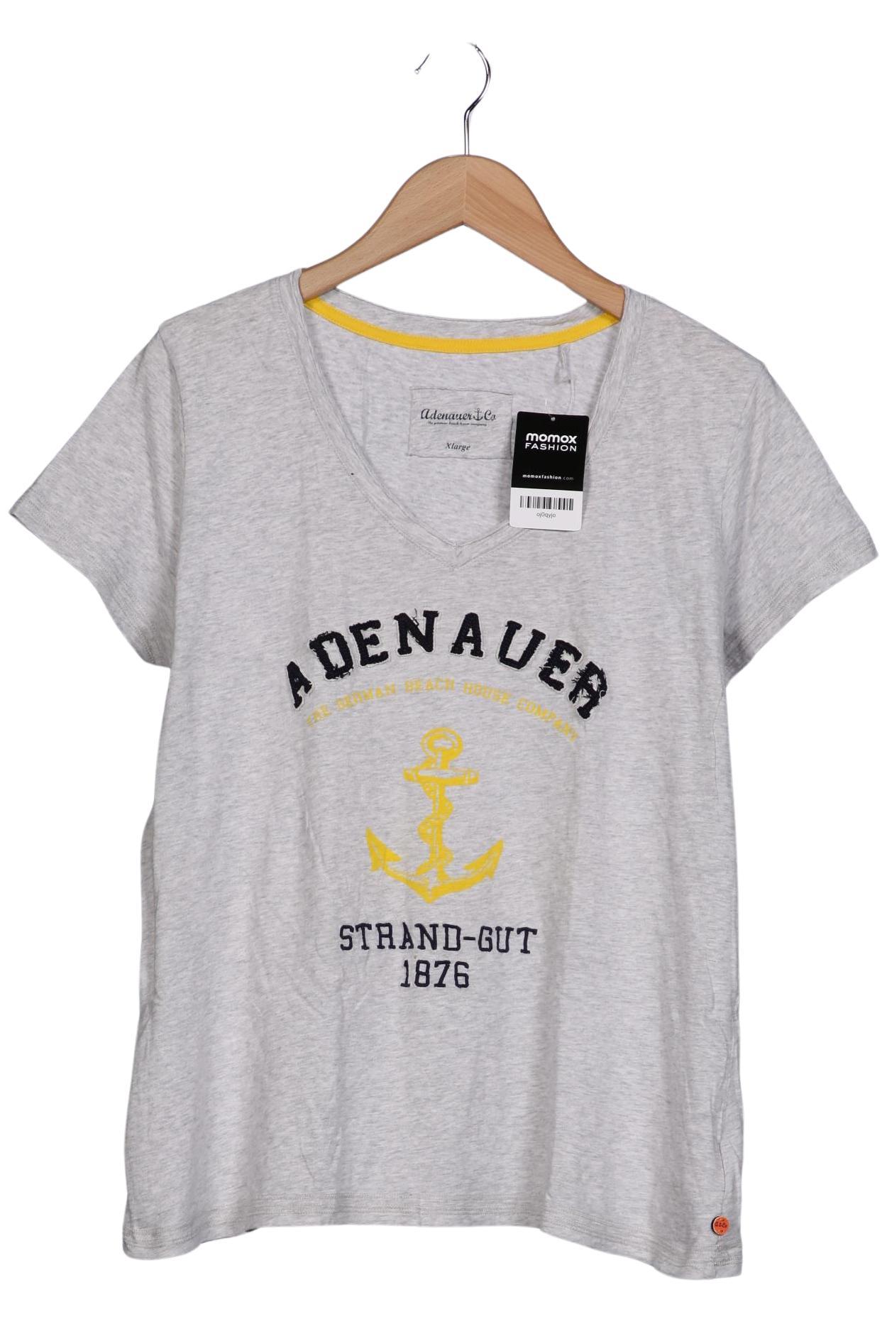

Adenauer & Co Damen T-Shirt, grau, Gr. 44