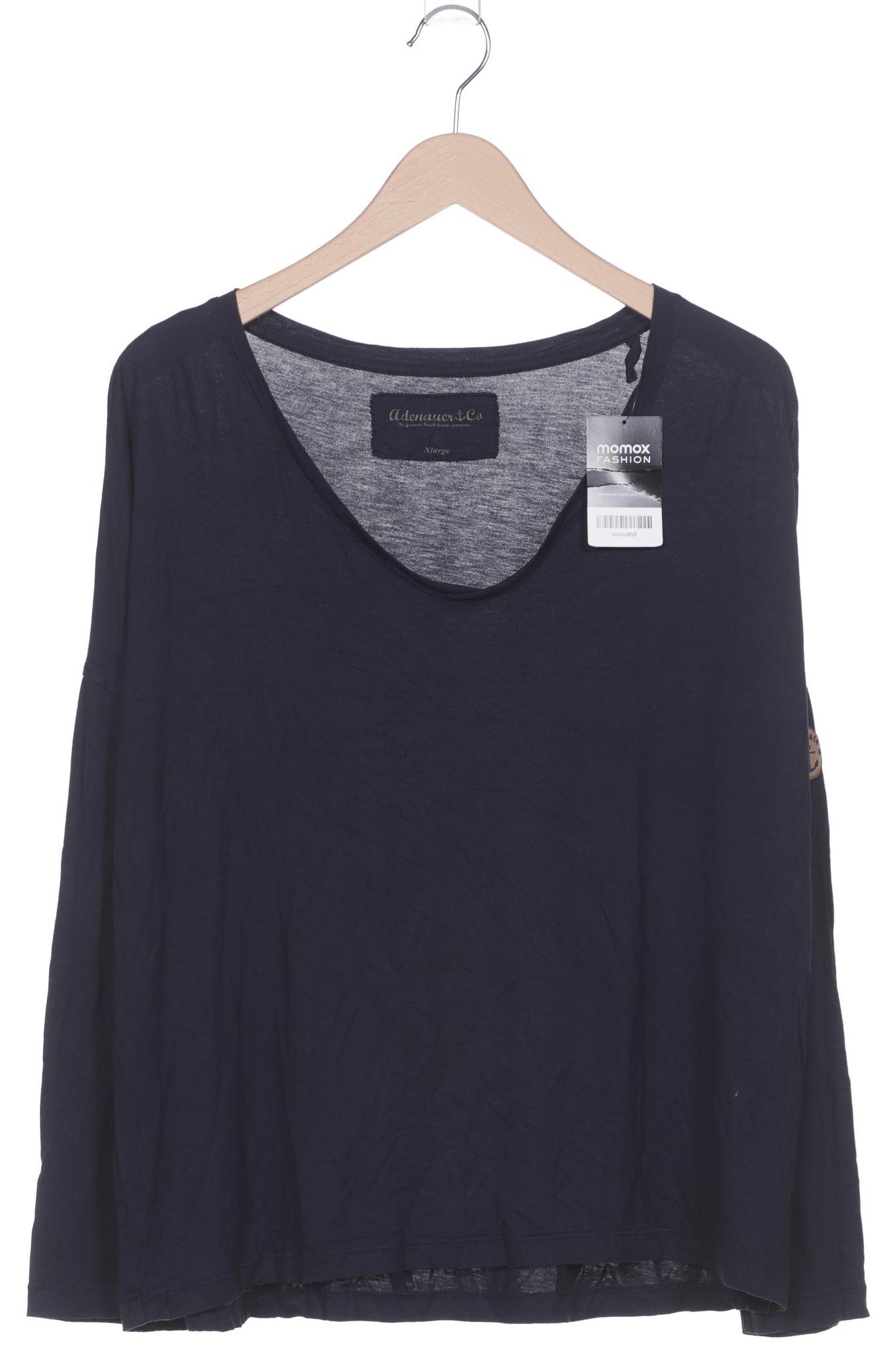 

Adenauer & Co Damen Langarmshirt, marineblau, Gr. 44