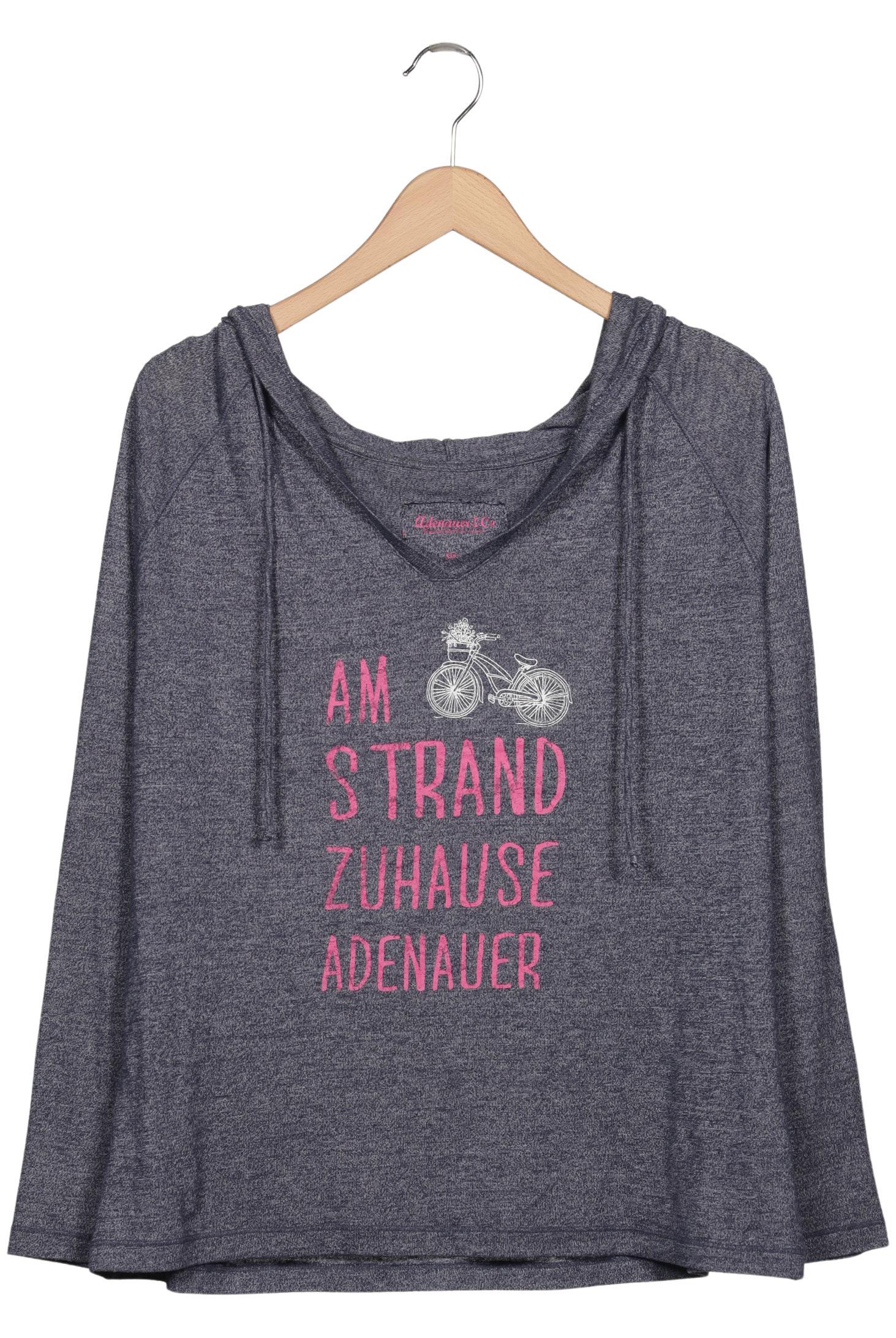 

Adenauer & Co Damen Kapuzenpullover, grau, Gr. 44