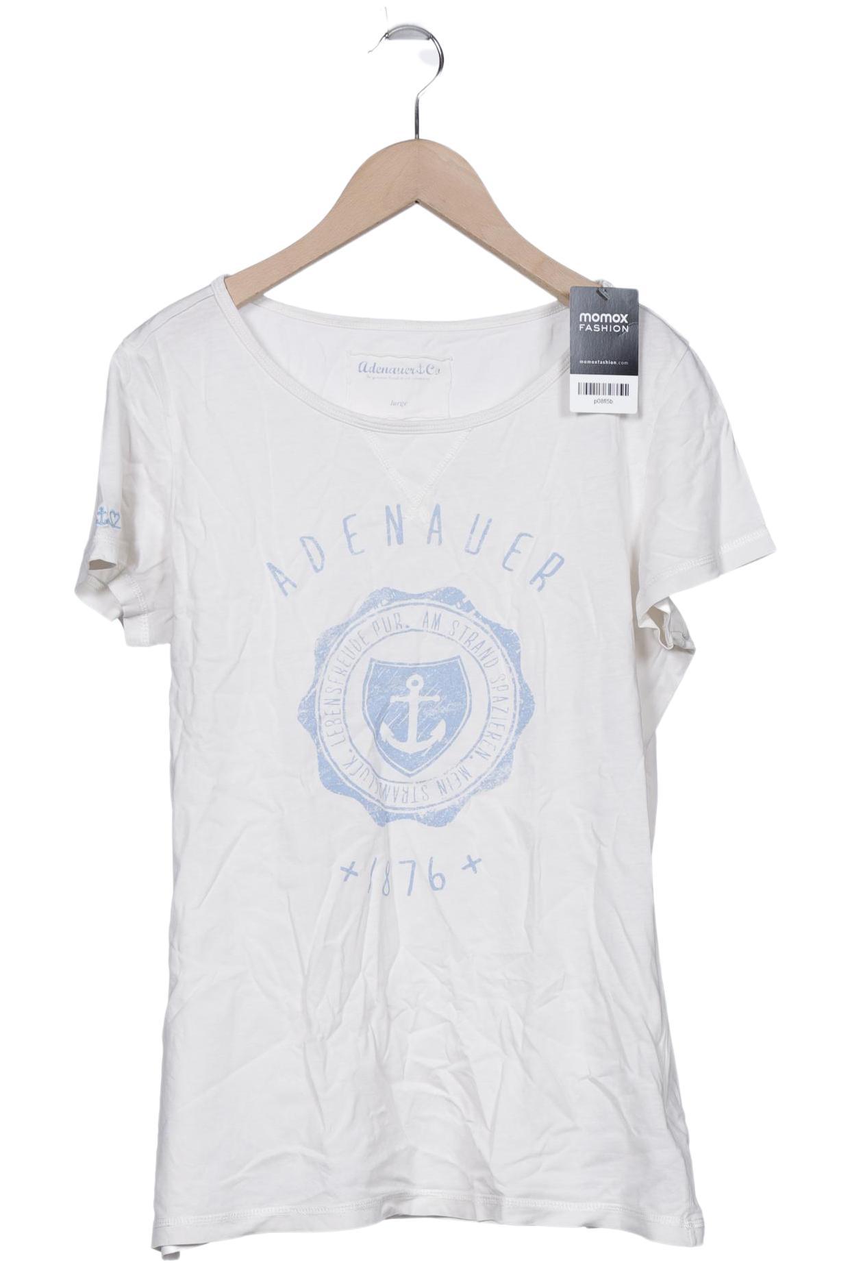 

Adenauer & Co Damen T-Shirt, cremeweiß, Gr. 42