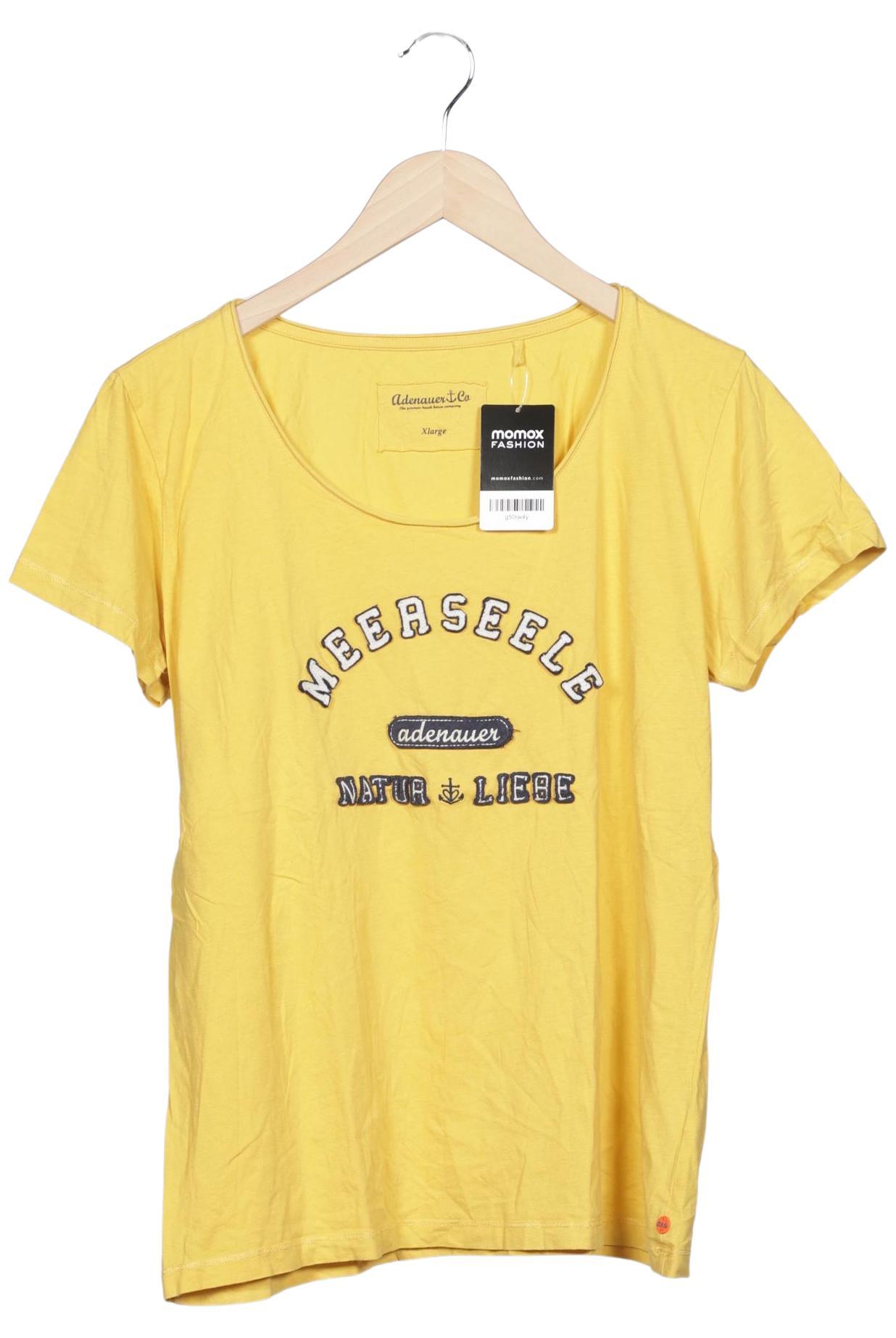 

Adenauer & Co Damen T-Shirt, gelb, Gr. 44
