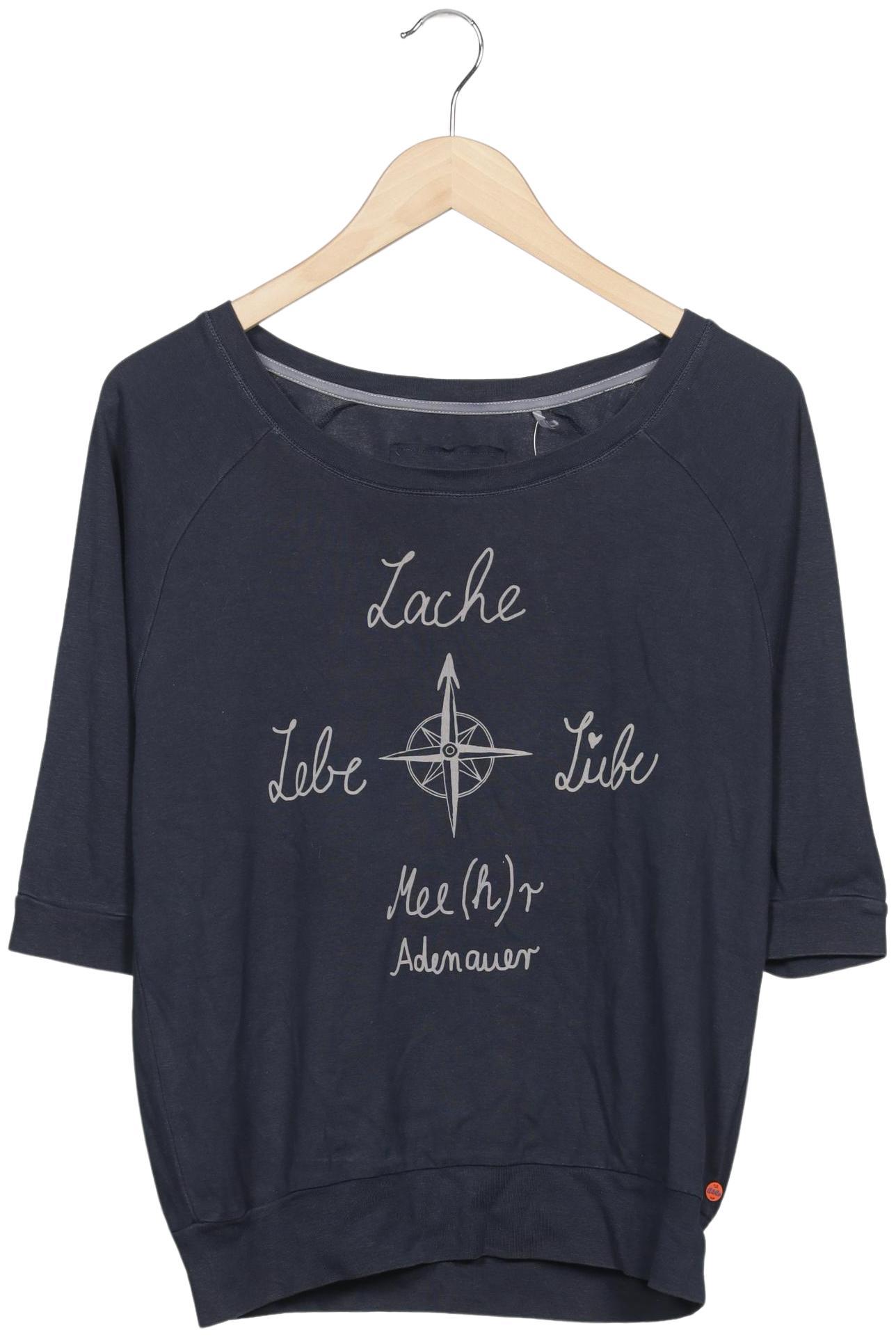 

Adenauer & Co Damen Langarmshirt, marineblau, Gr. 34