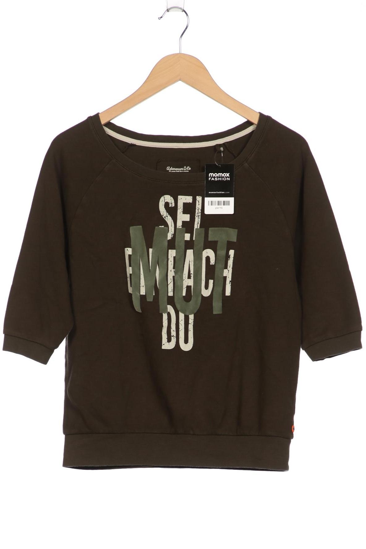

Adenauer & Co Damen Sweatshirt, grün, Gr. 34