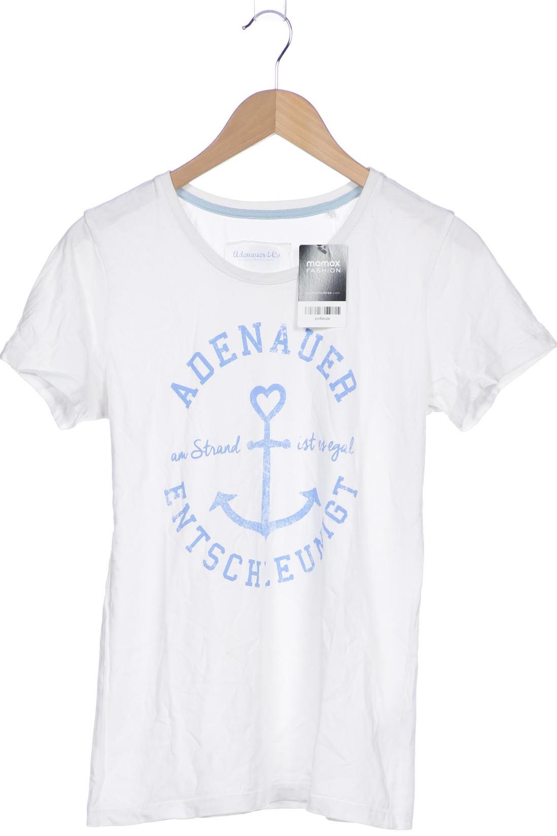 

Adenauer & Co Damen T-Shirt, weiß, Gr. 38