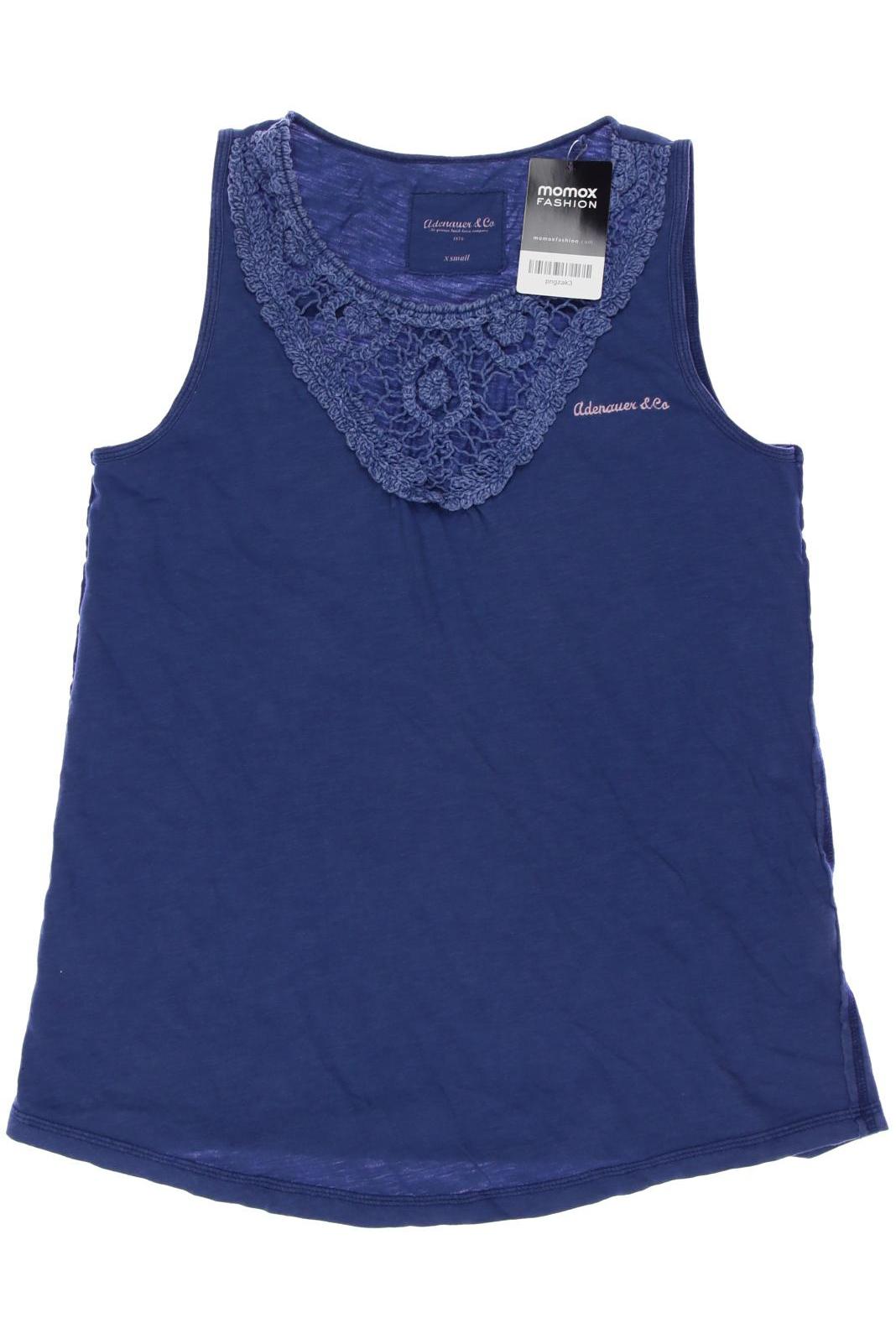 

Adenauer & Co Damen Top, blau, Gr. 34