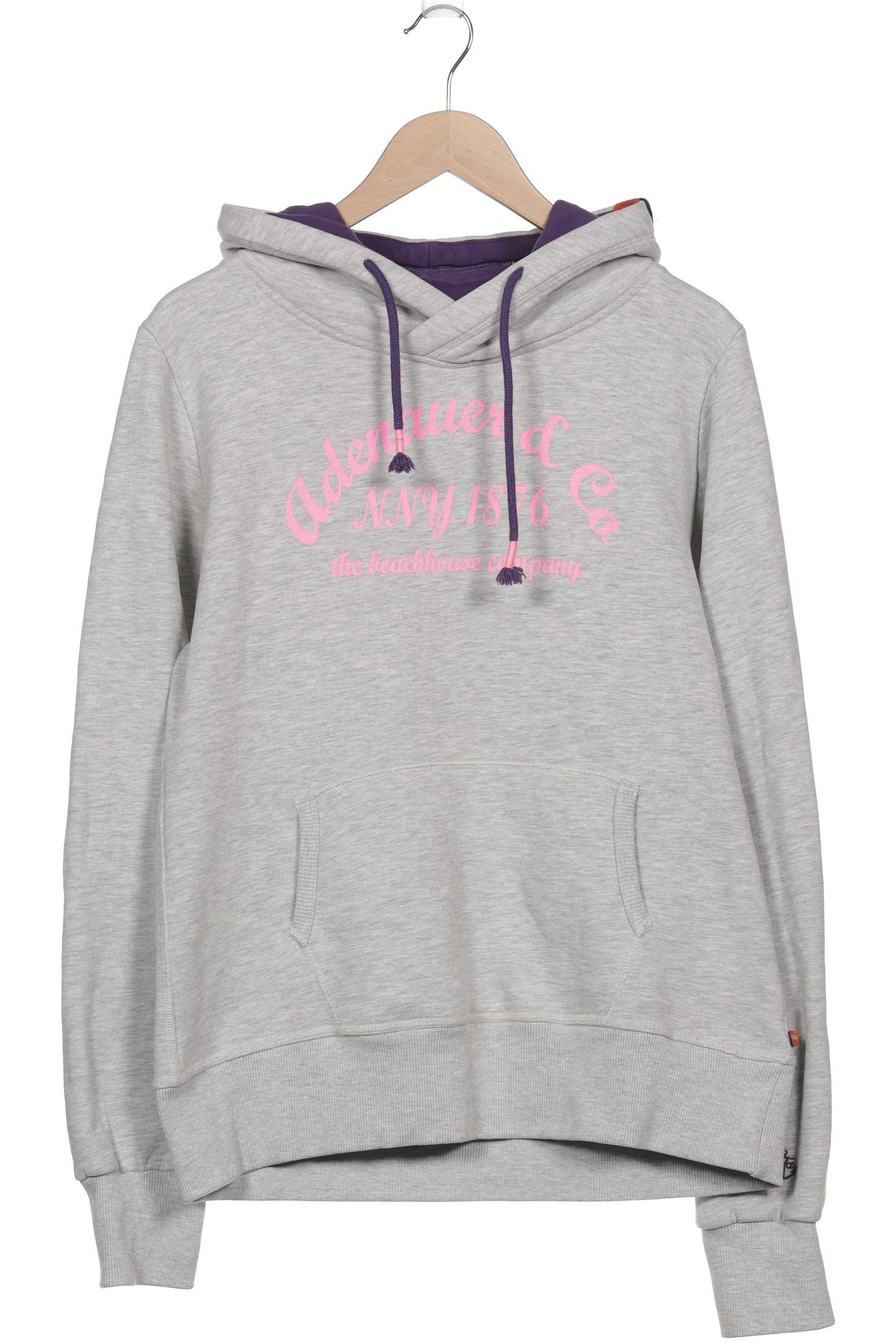 

Adenauer & Co Damen Kapuzenpullover, grau, Gr. 46