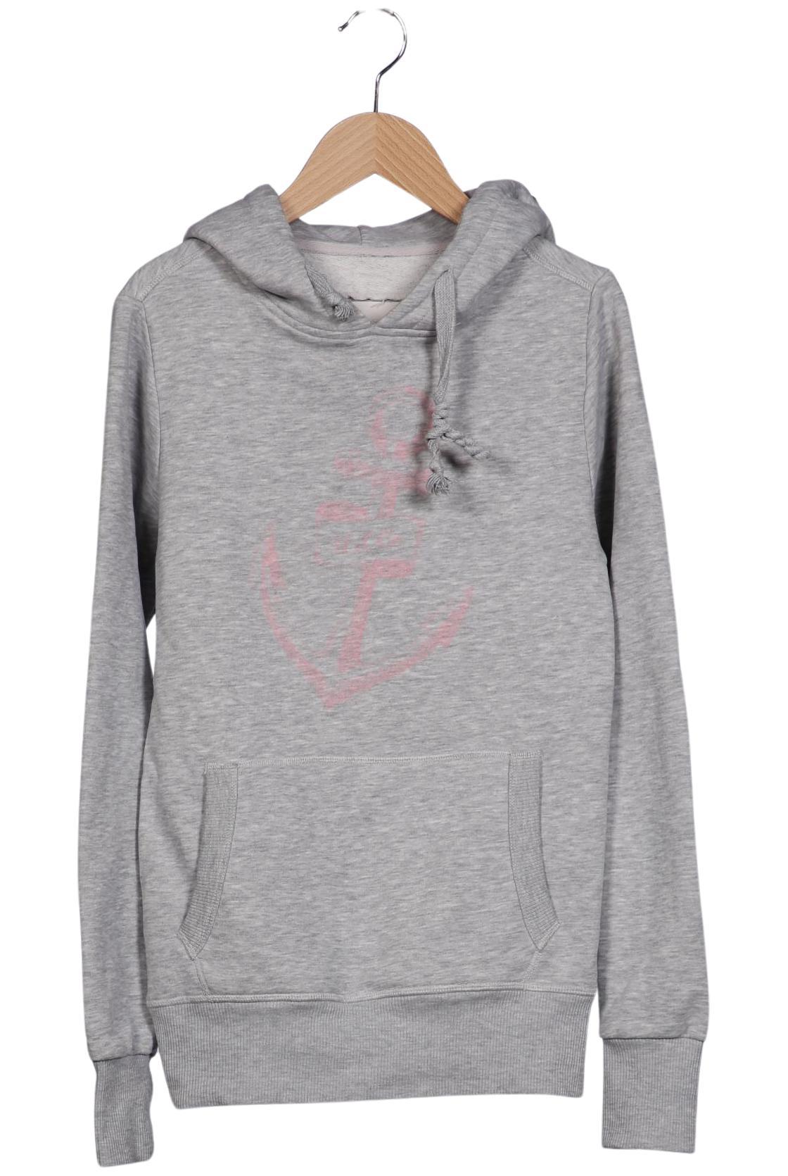 

Adenauer & Co Damen Kapuzenpullover, grau, Gr. 36