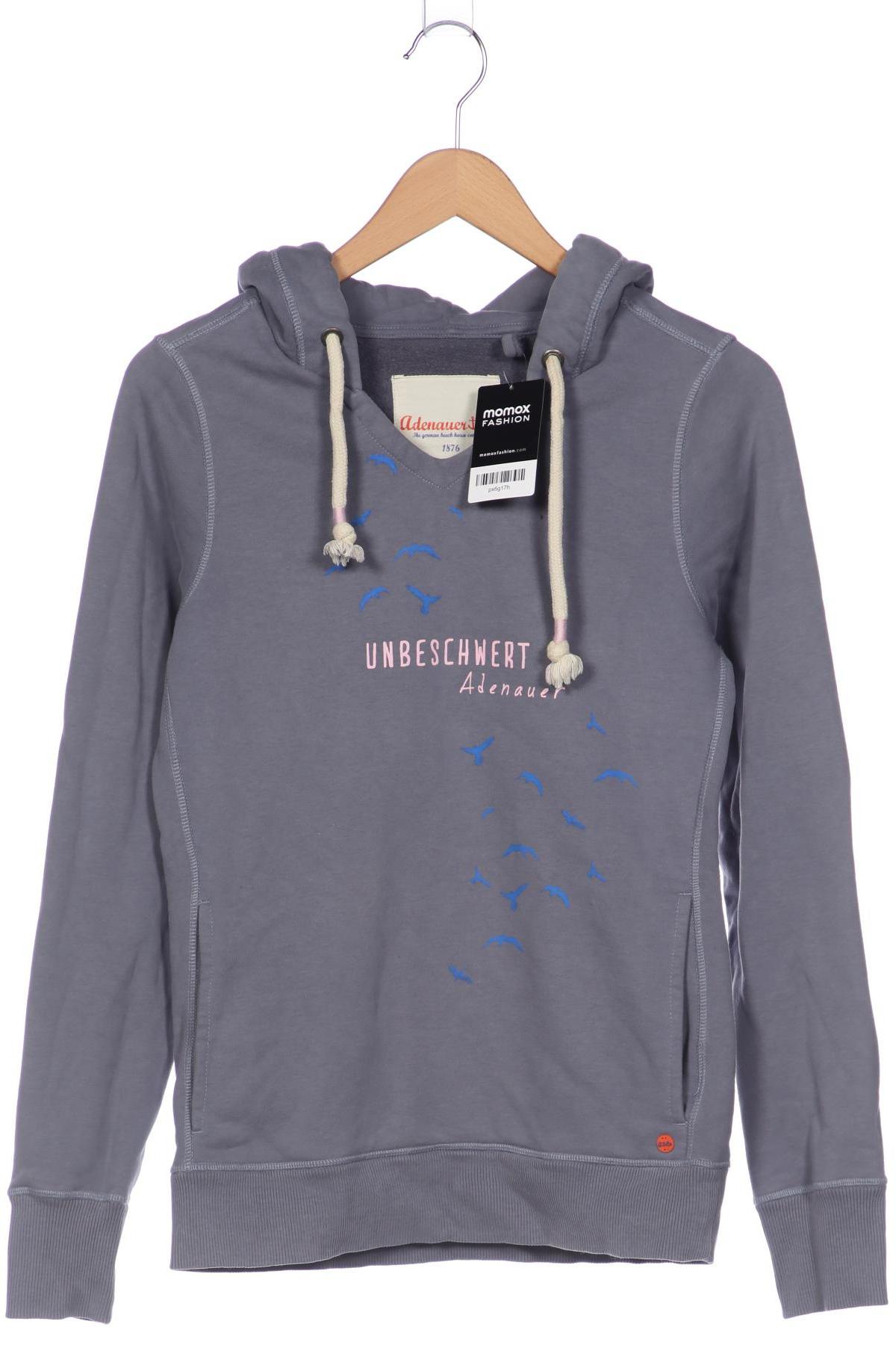 

Adenauer & Co Damen Kapuzenpullover, blau, Gr. 38