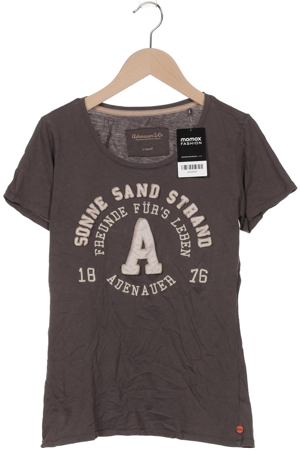 

Adenauer & Co Damen T-Shirt, grau, Gr. 34