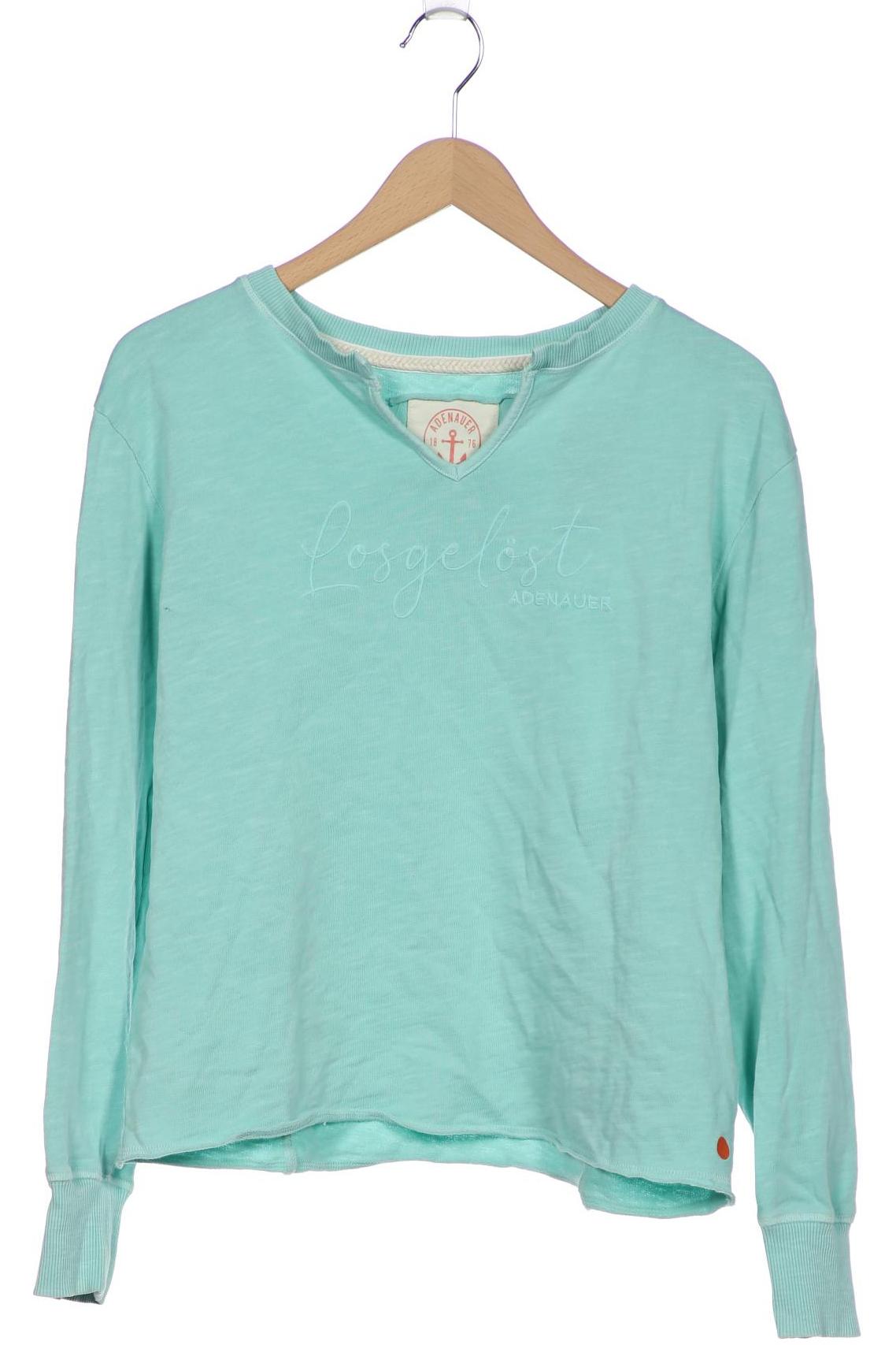 

Adenauer & Co Damen Sweatshirt, türkis, Gr. 34