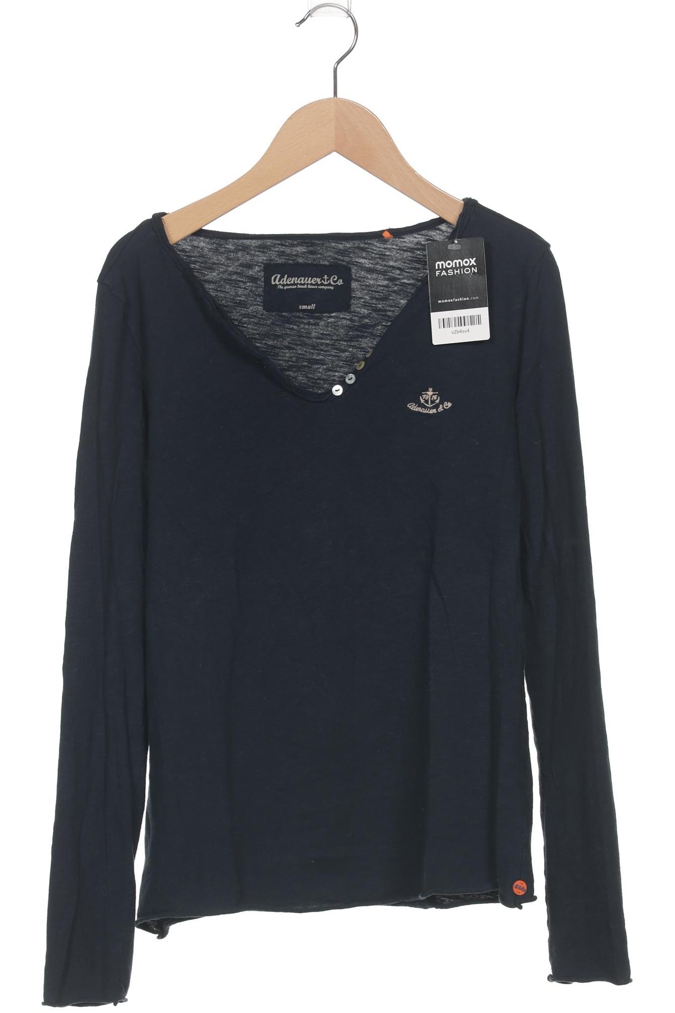 

Adenauer & Co Damen Langarmshirt, marineblau, Gr. 36