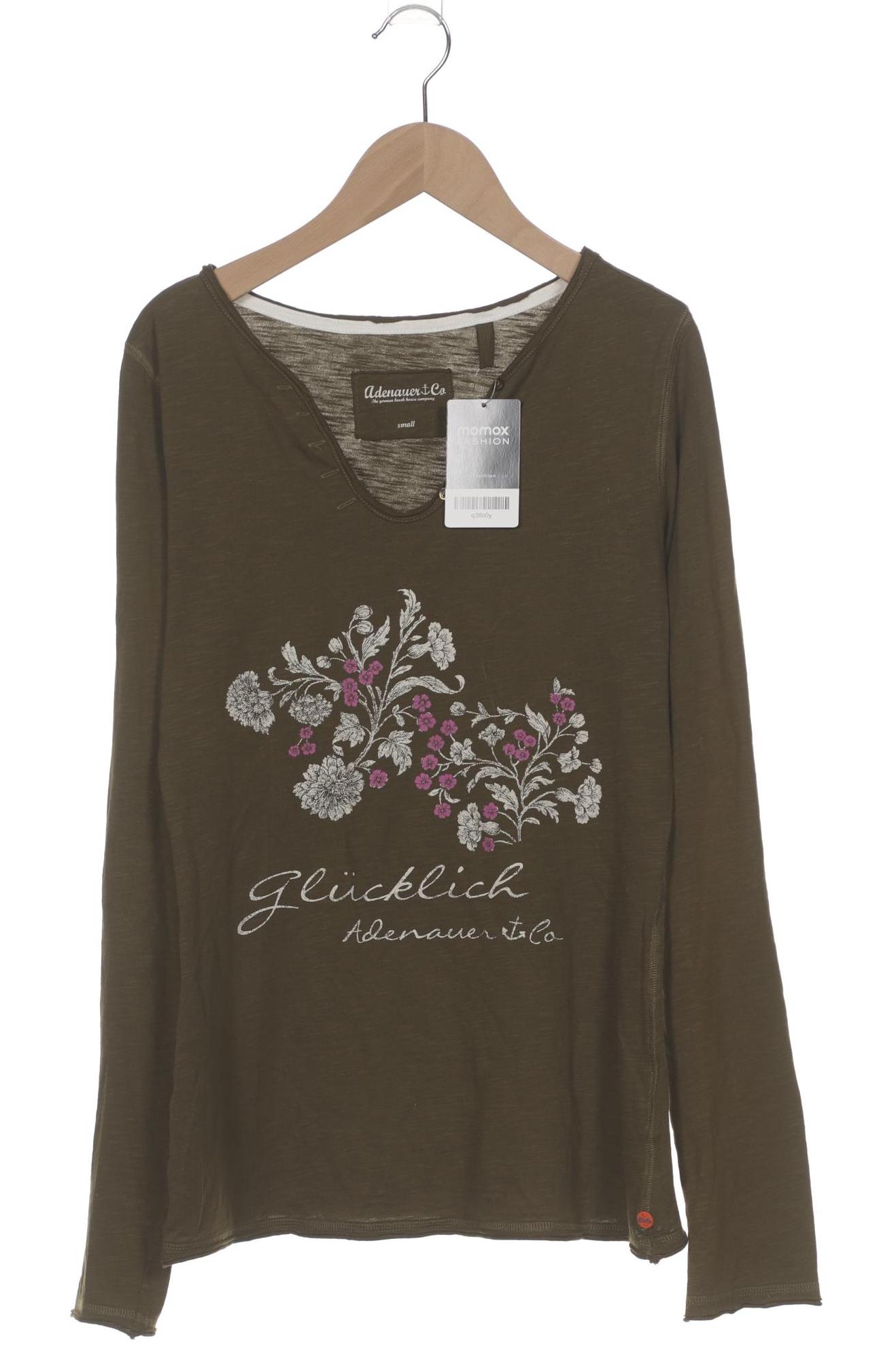 

Adenauer & Co Damen Langarmshirt, grün, Gr. 36