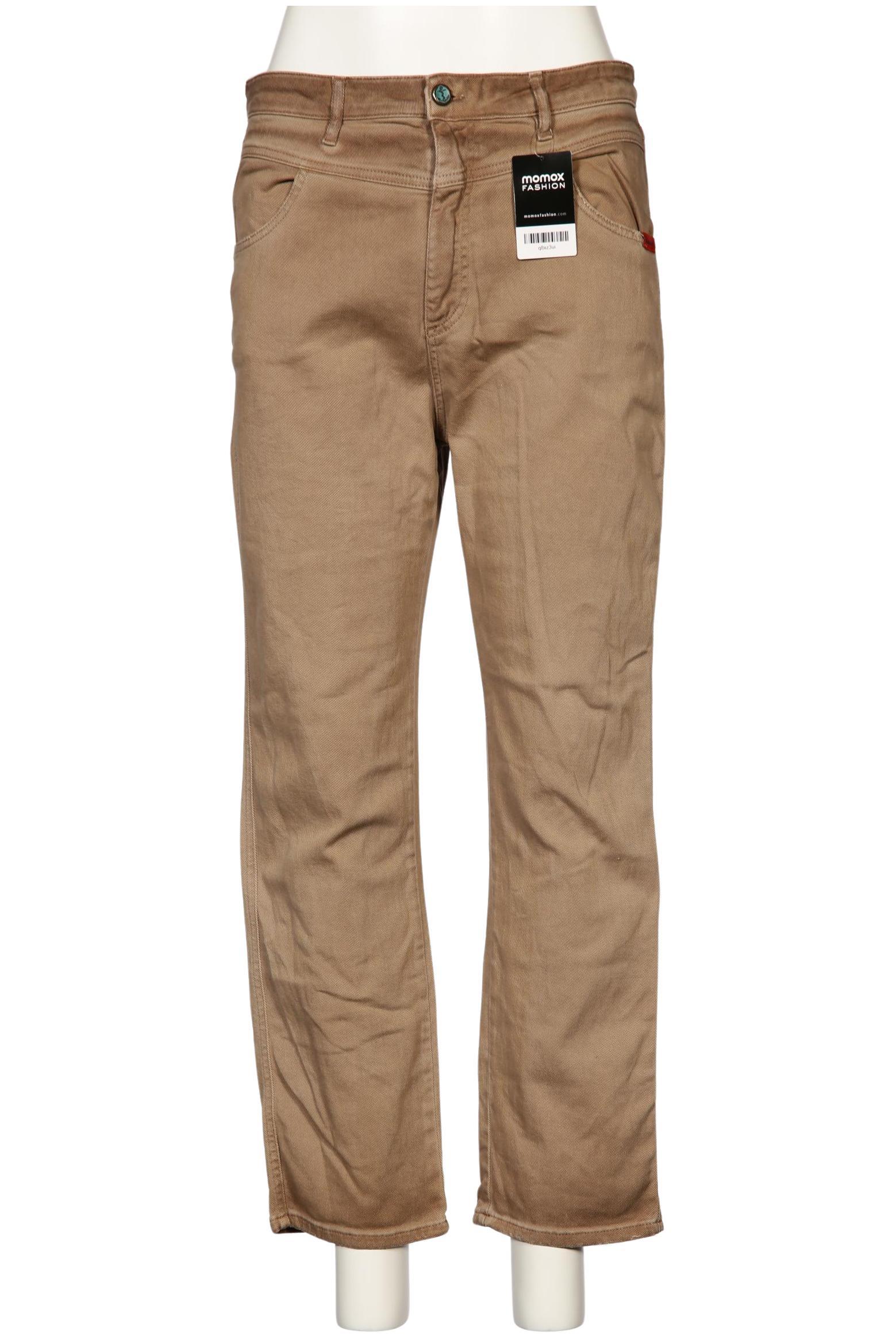 

Adenauer & Co Damen Jeans, beige, Gr. 33