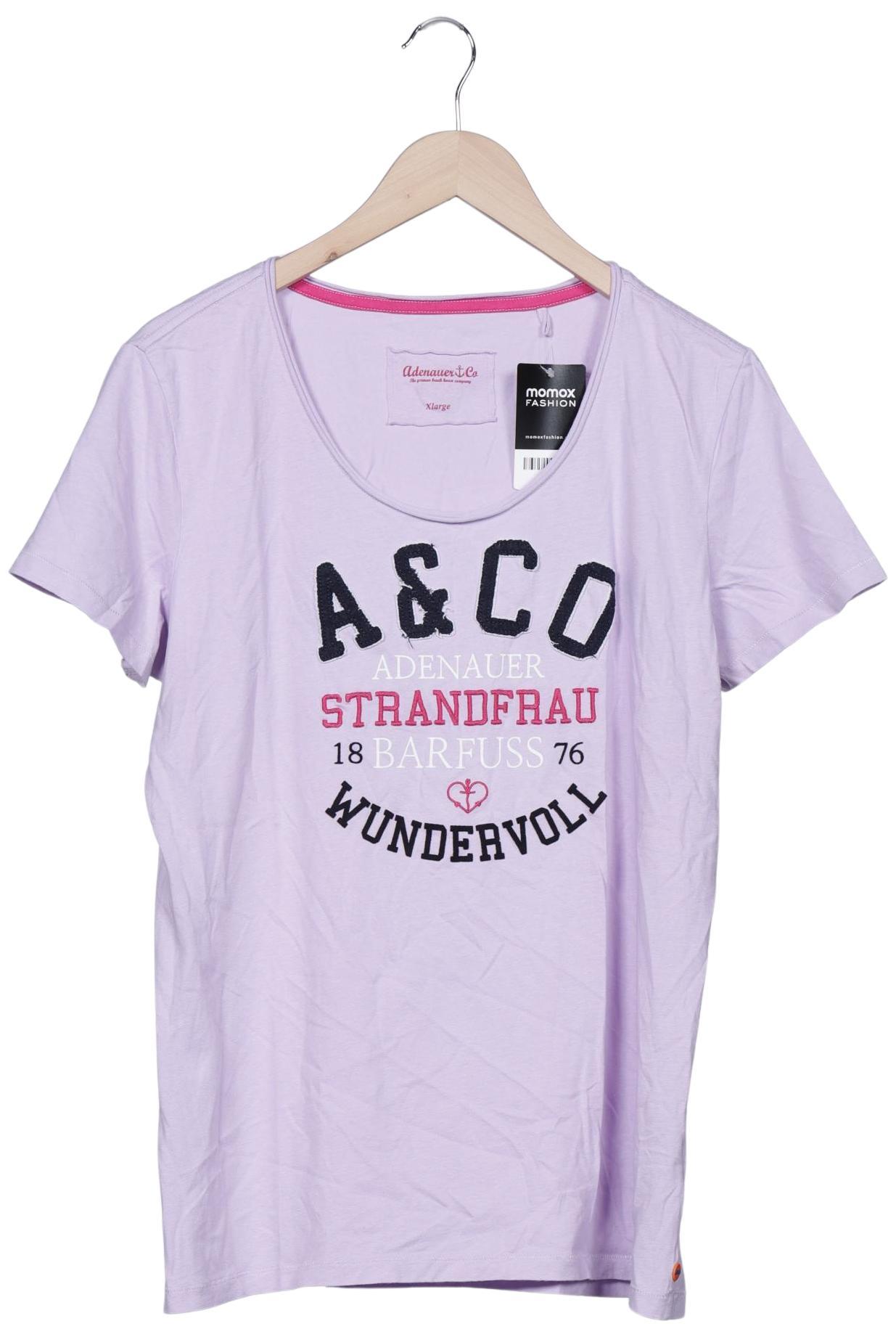 

Adenauer & Co Damen T-Shirt, flieder, Gr. 44