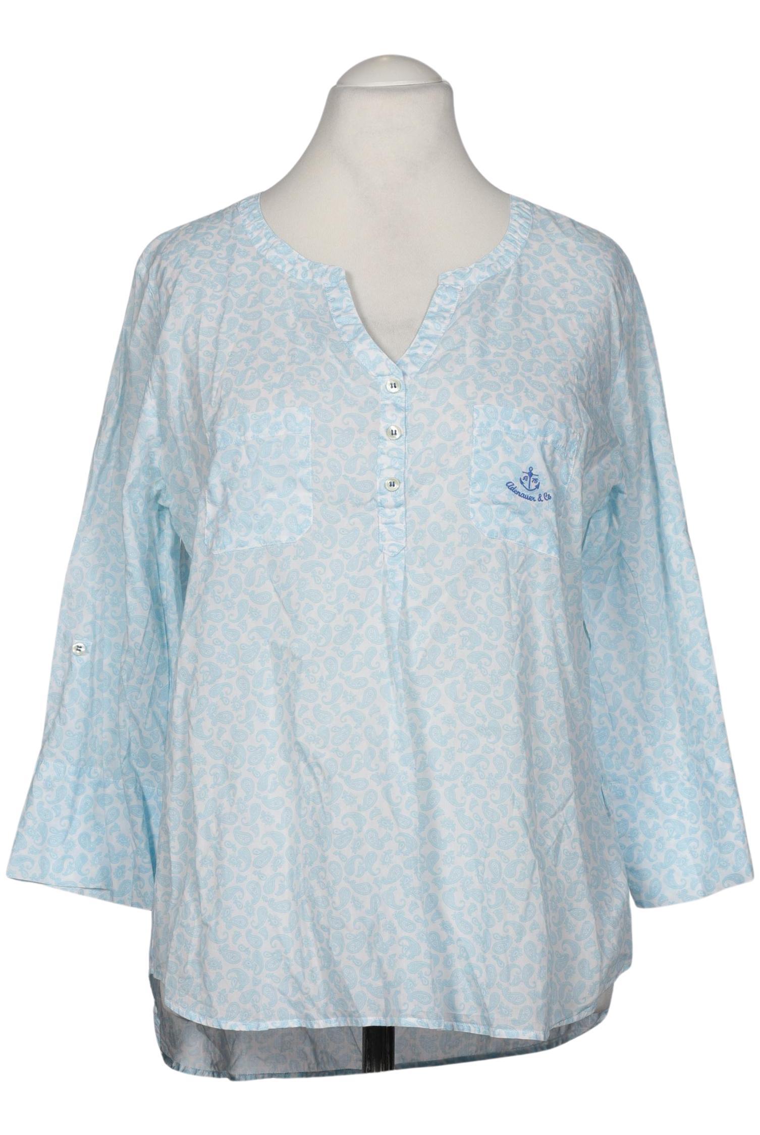 

Adenauer & Co Damen Bluse, hellblau, Gr. 44