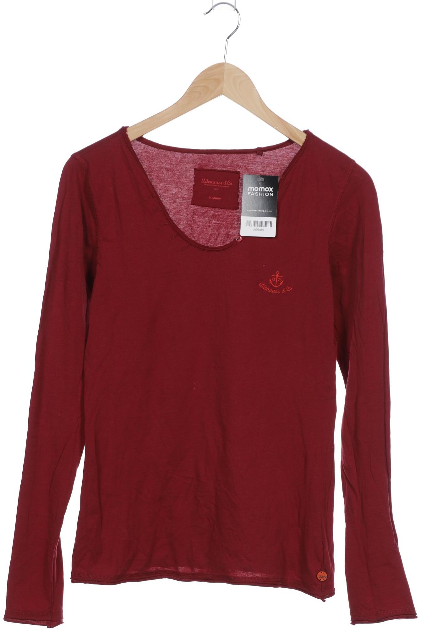 

Adenauer & Co Damen Langarmshirt, bordeaux, Gr. 38