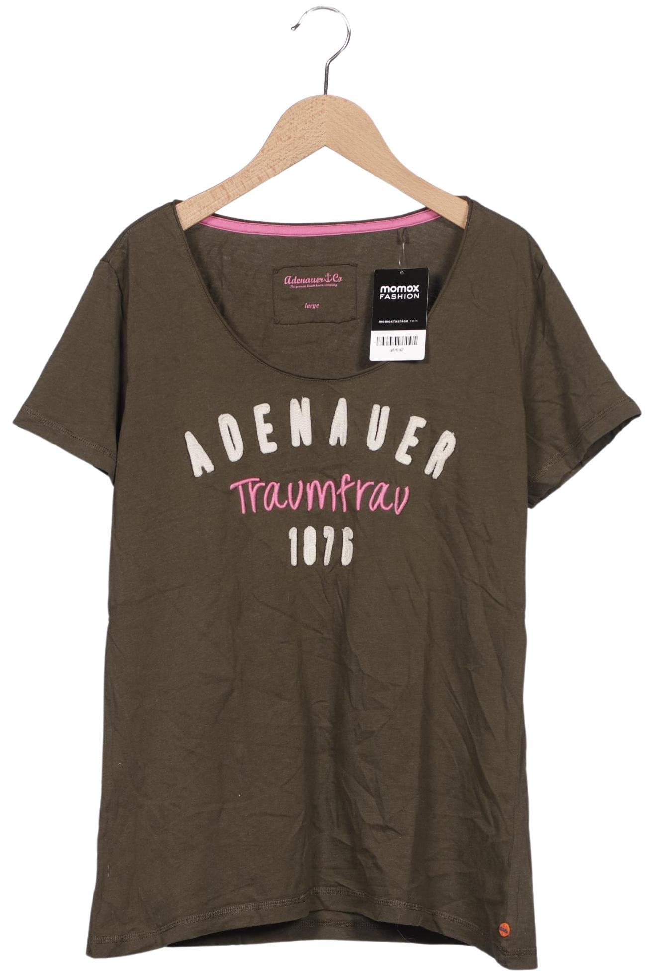 

Adenauer & Co Damen T-Shirt, grün, Gr. 42