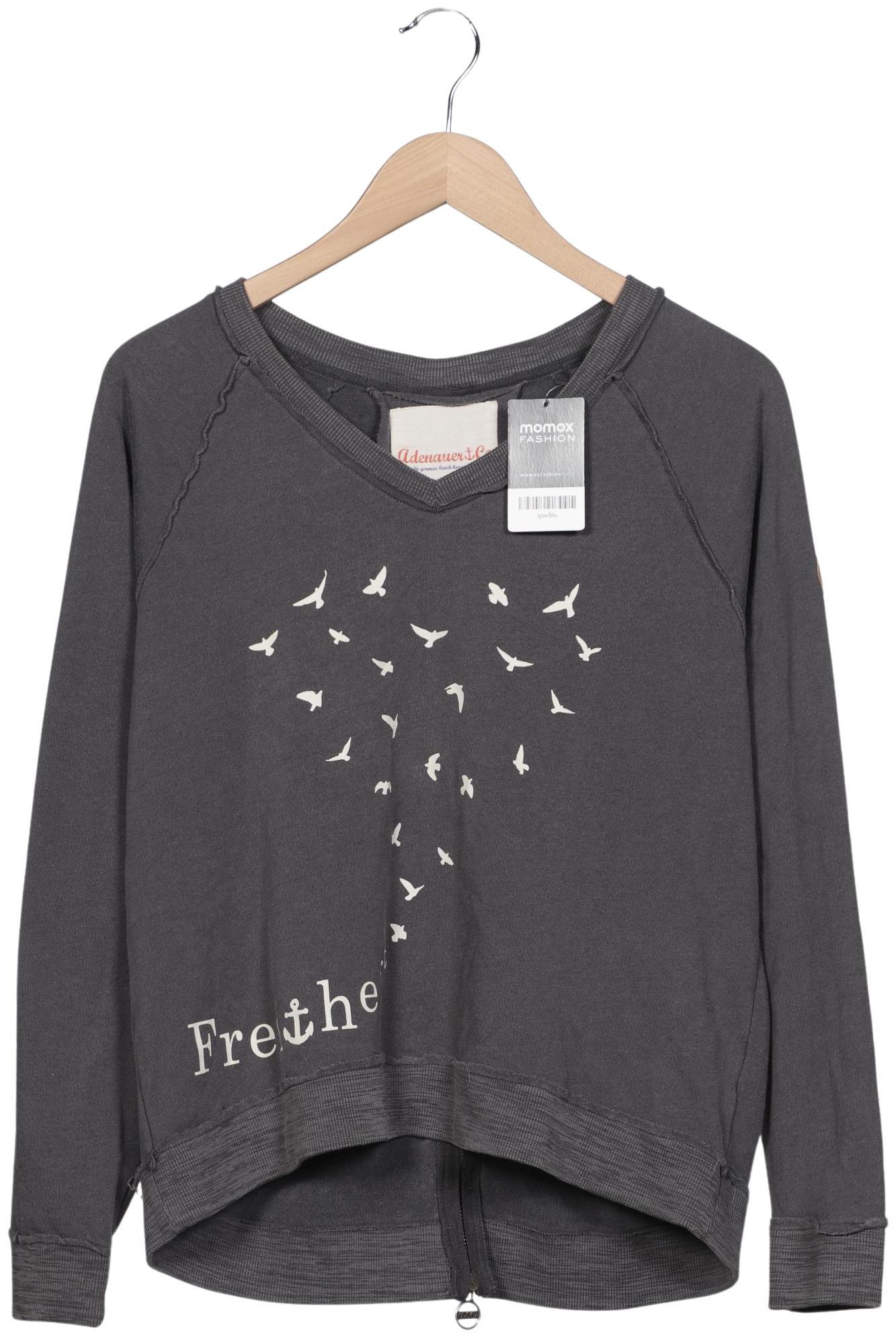 

Adenauer & Co Damen Sweatshirt, grau, Gr. 36