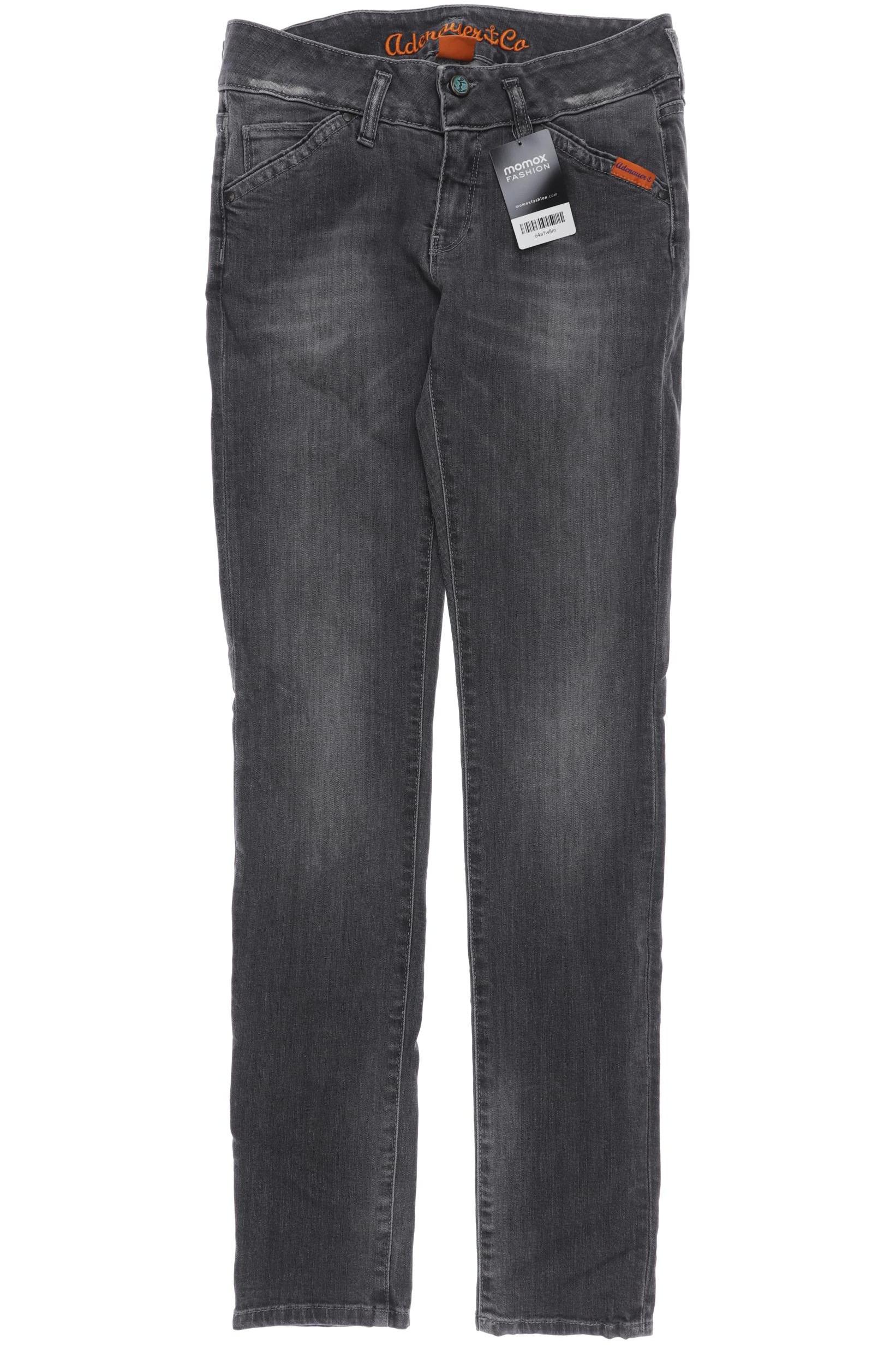 

Adenauer & Co Damen Jeans, grau, Gr. 28