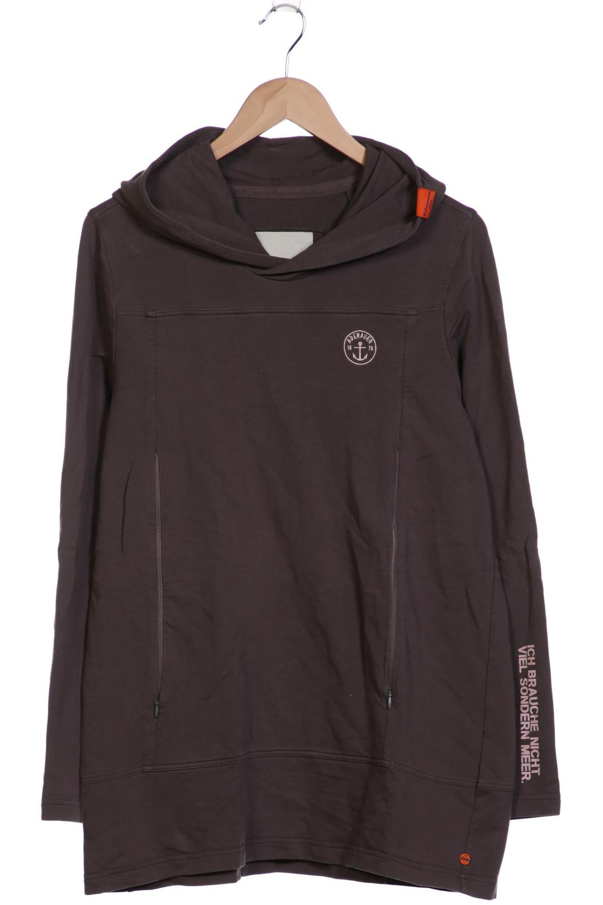 

Adenauer & Co Damen Kapuzenpullover, grau, Gr. 38