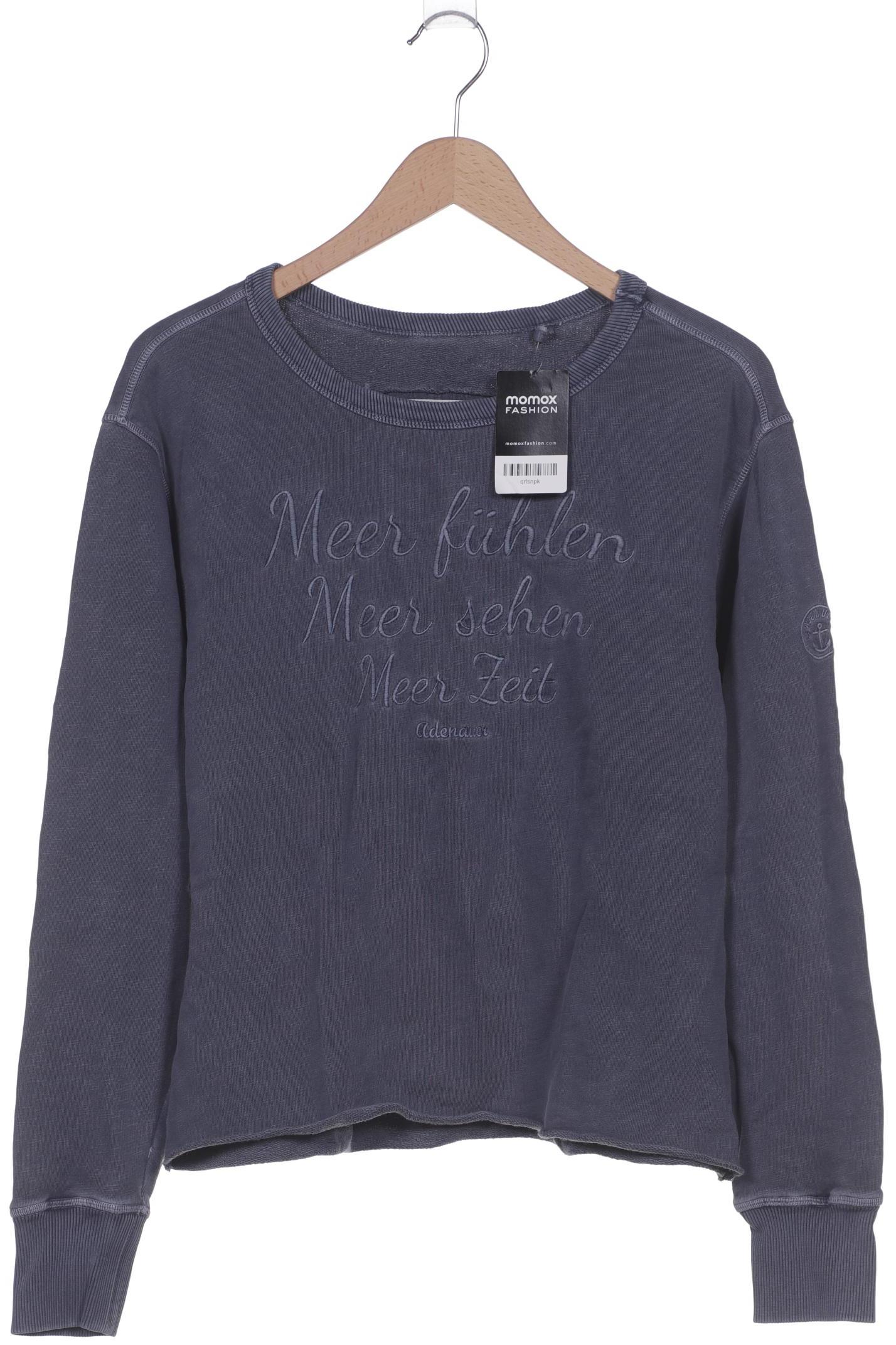 

Adenauer & Co Damen Sweatshirt, blau, Gr. 38