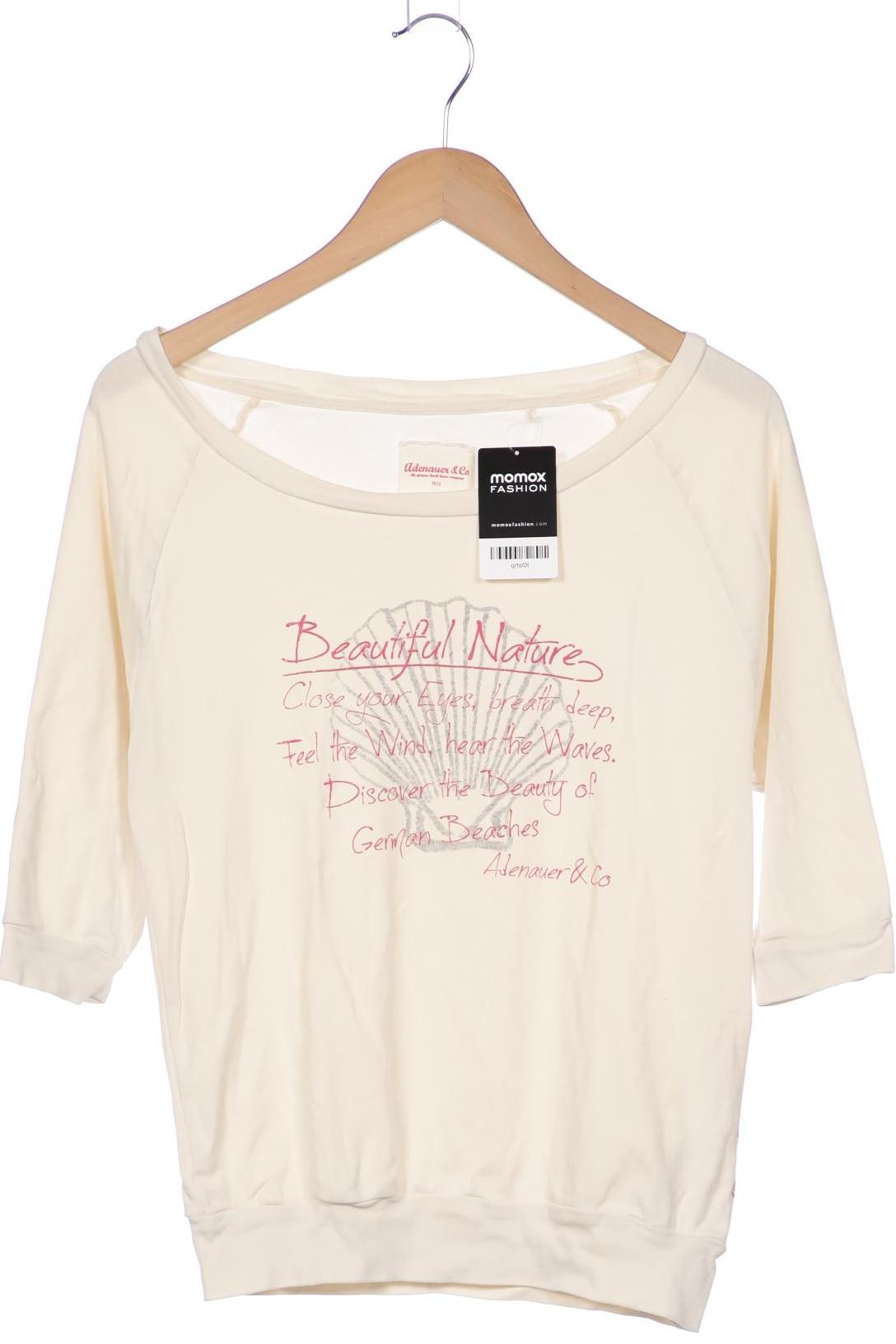 

Adenauer & Co Damen Langarmshirt, cremeweiß