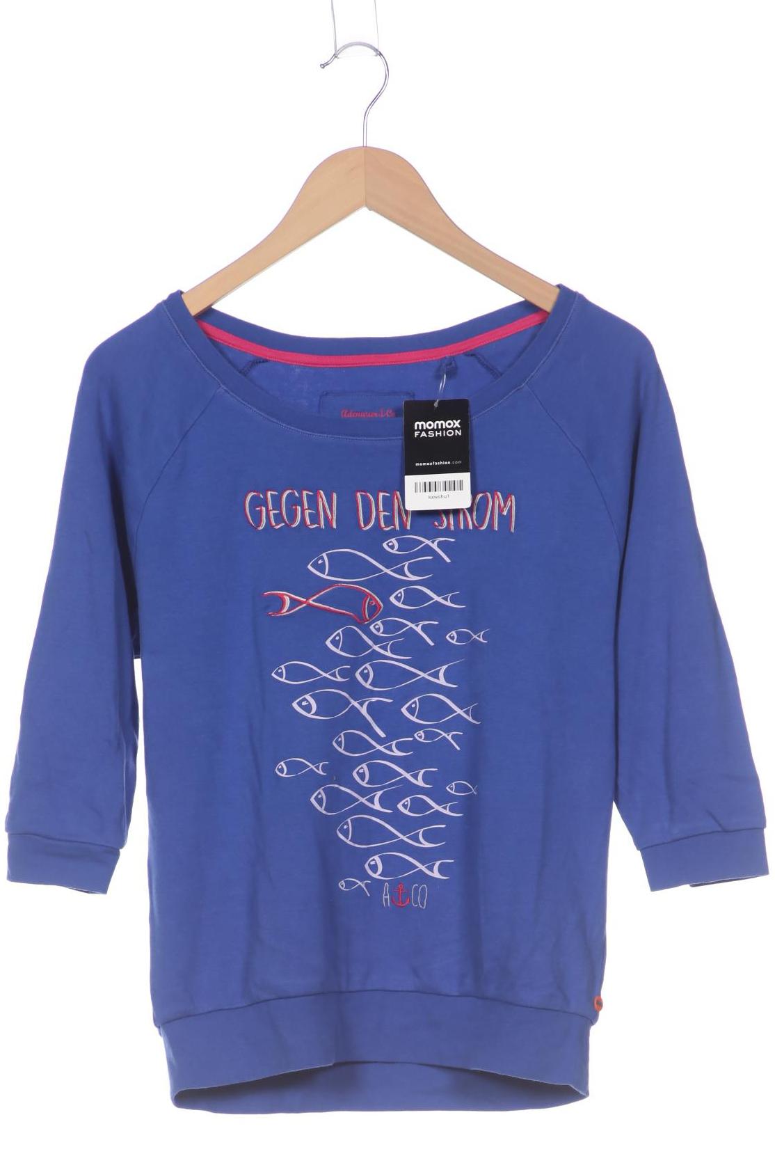 

Adenauer & Co Damen Sweatshirt, blau, Gr. 34