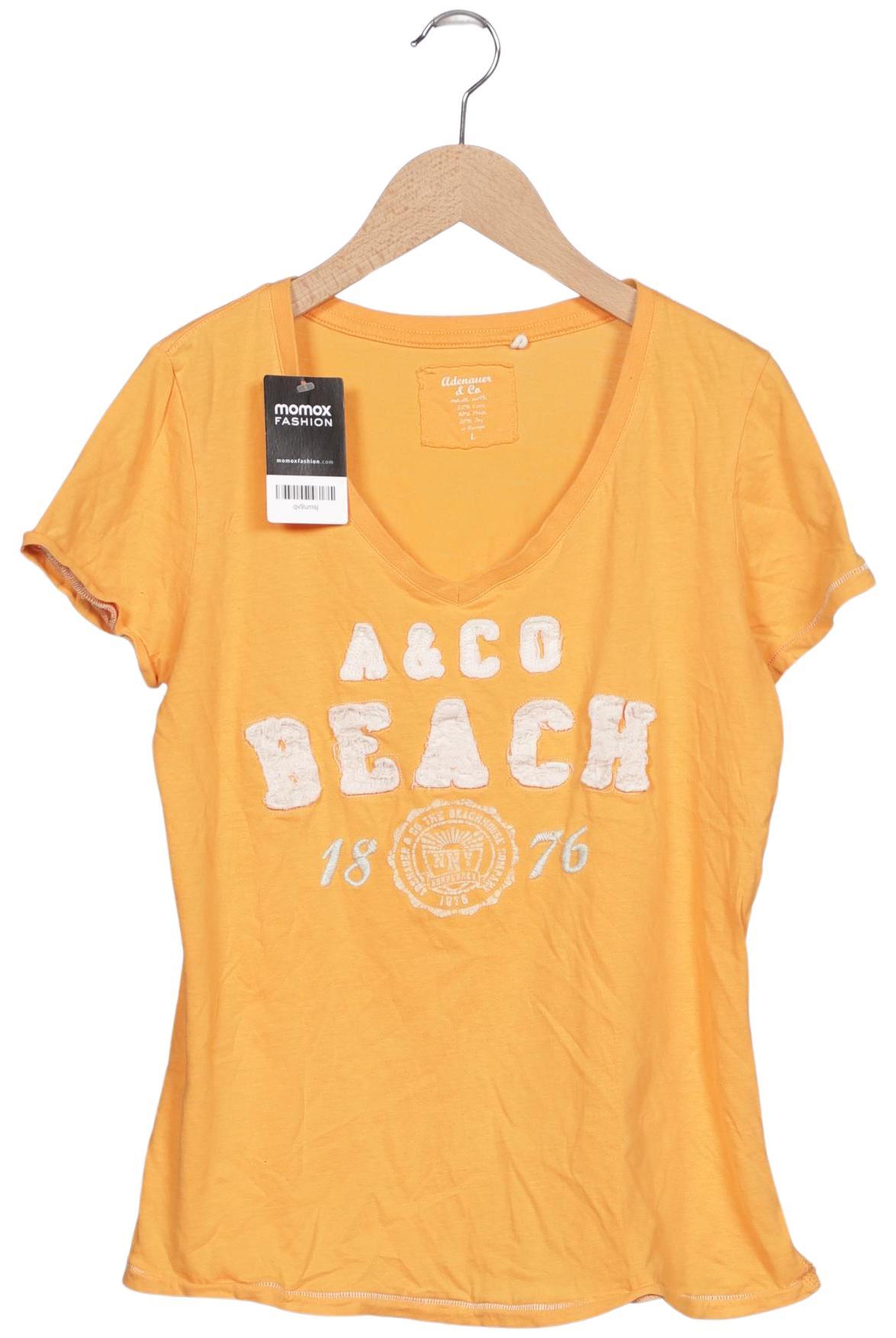 

Adenauer & Co Damen T-Shirt, orange, Gr. 42