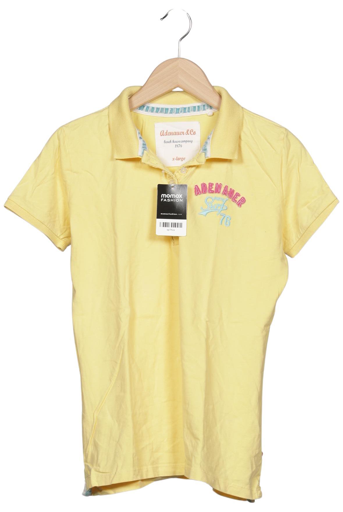

Adenauer & Co Damen Poloshirt, gelb, Gr. 44