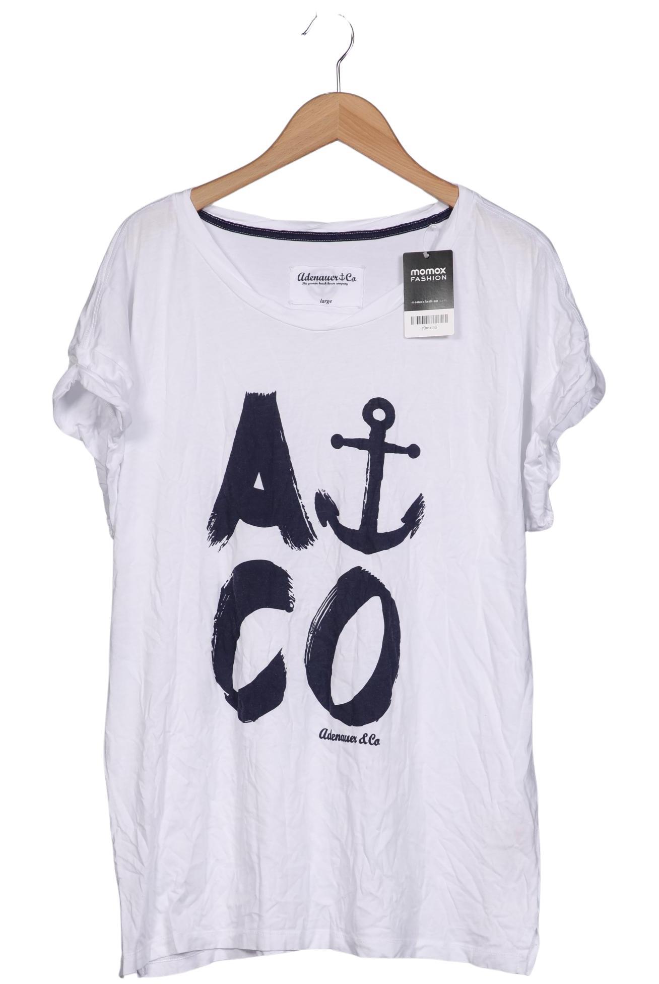 

Adenauer & Co Damen T-Shirt, weiß, Gr. 42