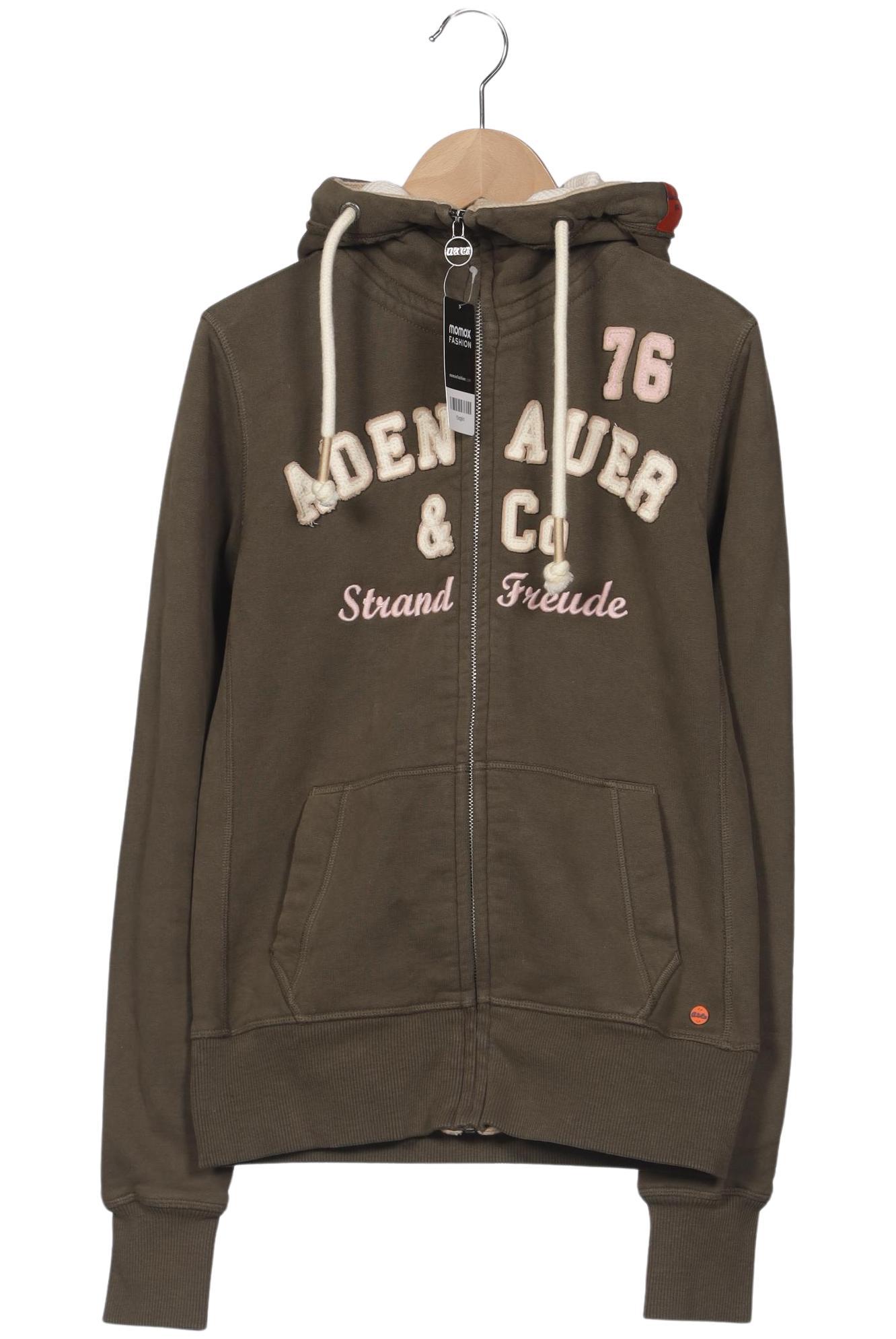 

Adenauer & Co Damen Kapuzenpullover, grün, Gr. 34