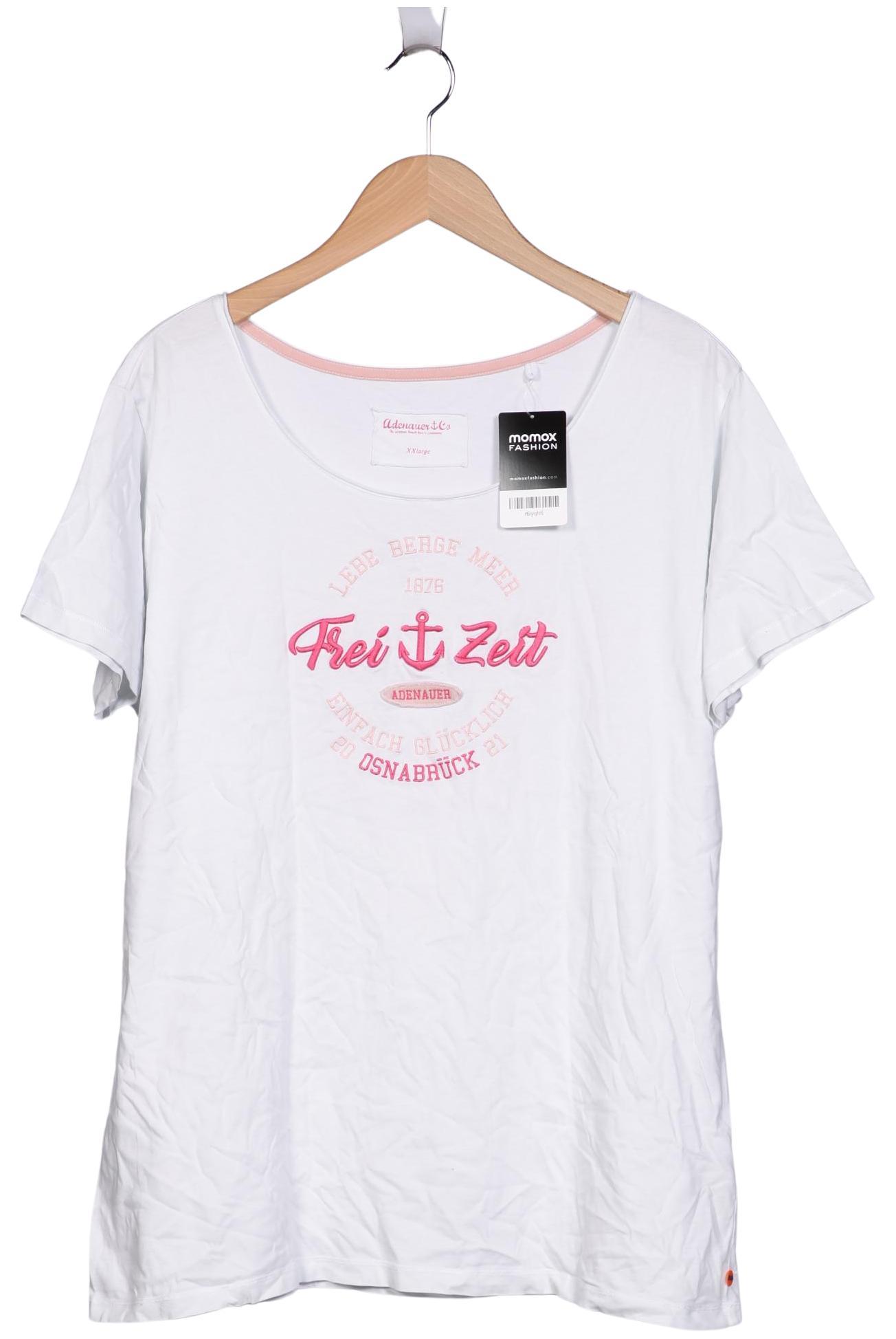 

Adenauer & Co Damen T-Shirt, weiß, Gr. 46