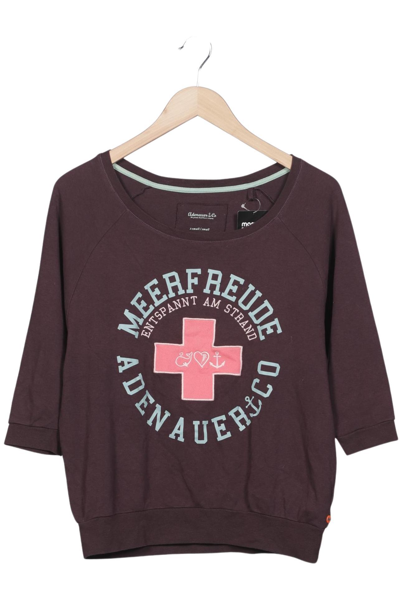 

Adenauer & Co Damen Sweatshirt, bordeaux, Gr. 34