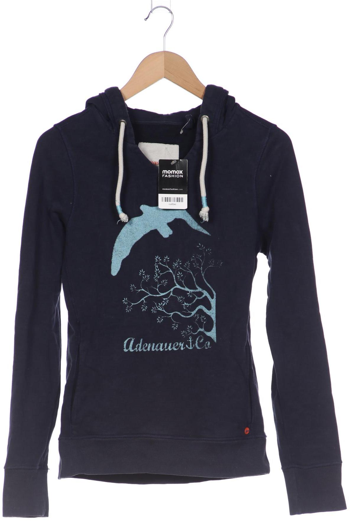 

Adenauer & Co Damen Kapuzenpullover, marineblau, Gr. 36