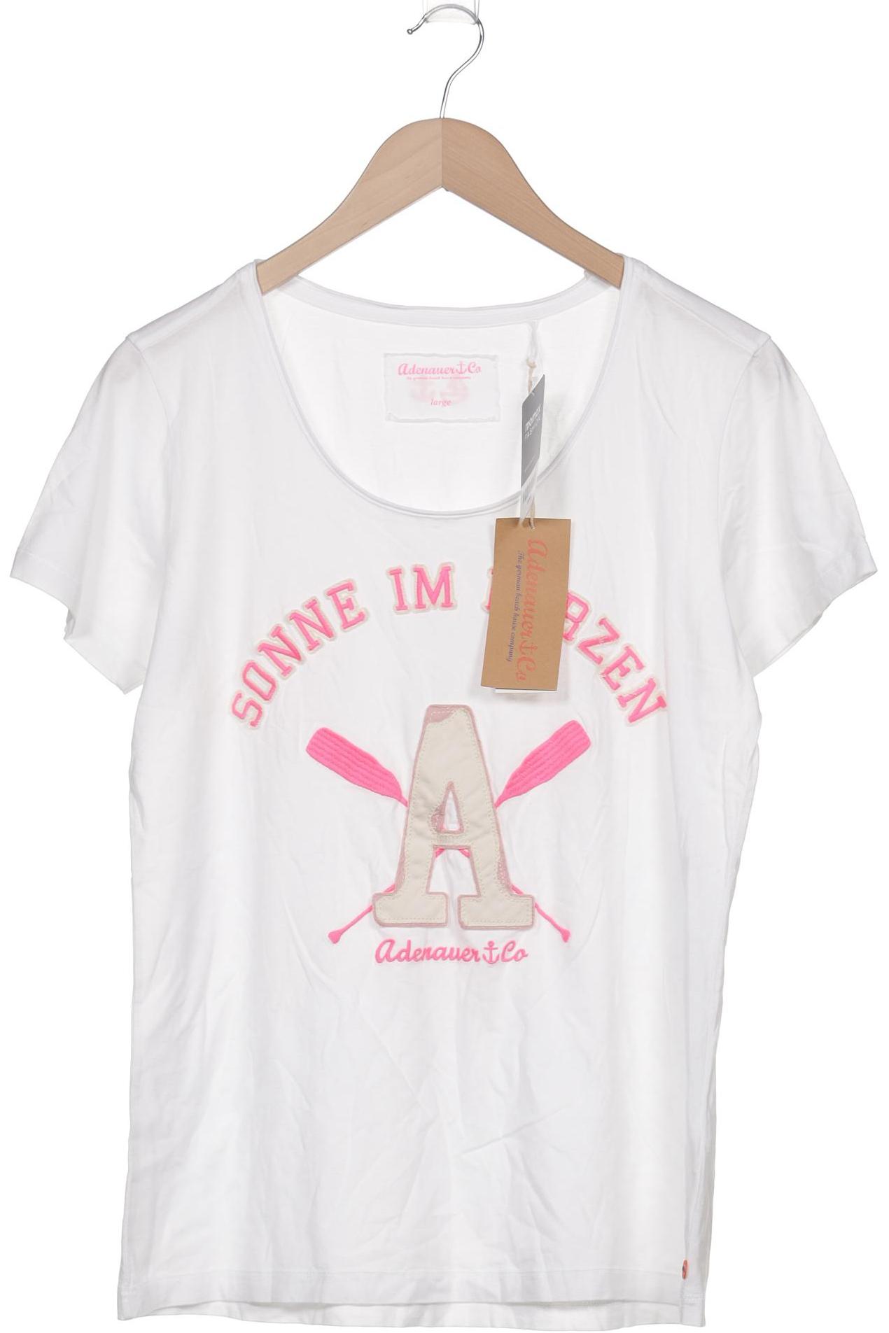 

Adenauer & Co Damen T-Shirt, weiß, Gr. 42