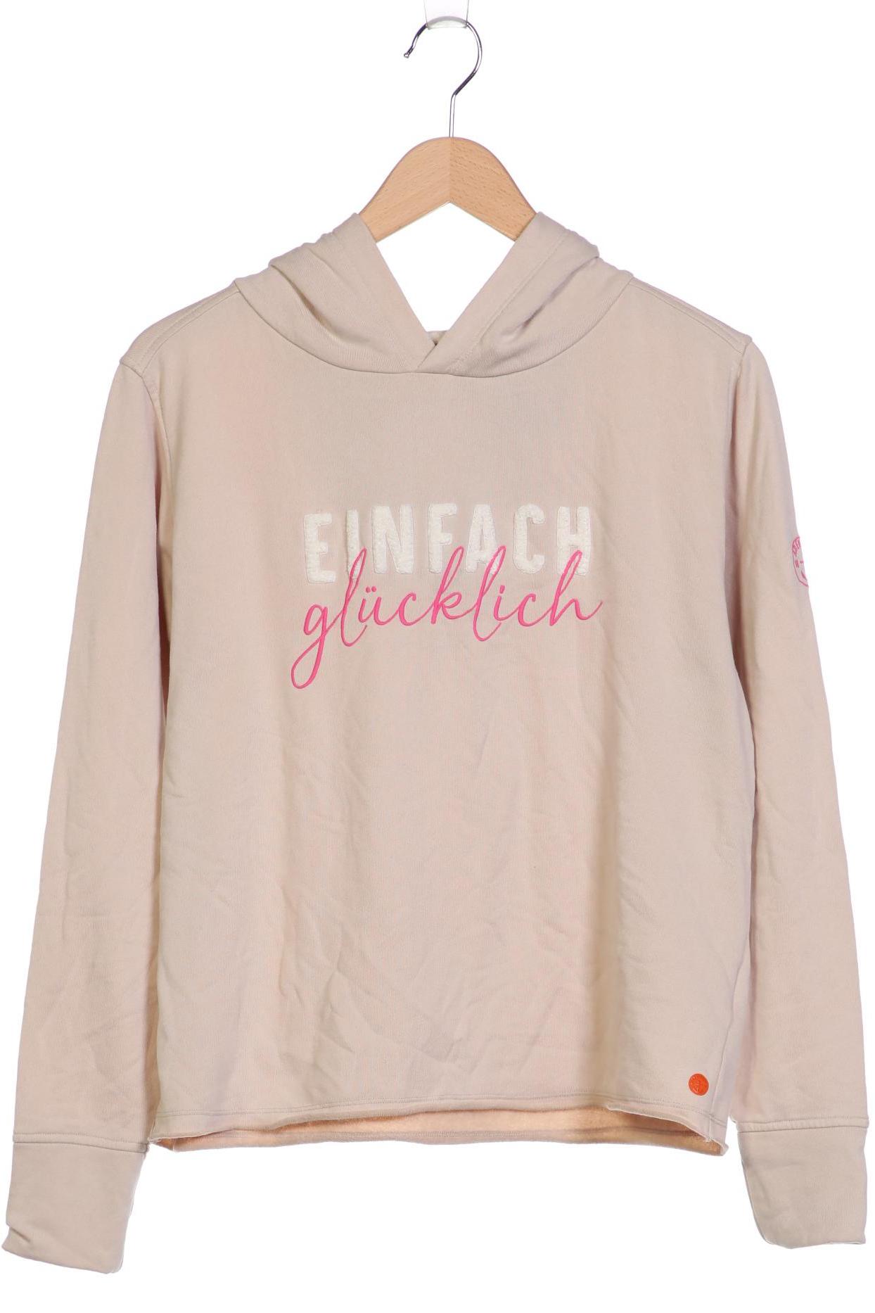 

Adenauer & Co Damen Kapuzenpullover, beige, Gr. 36