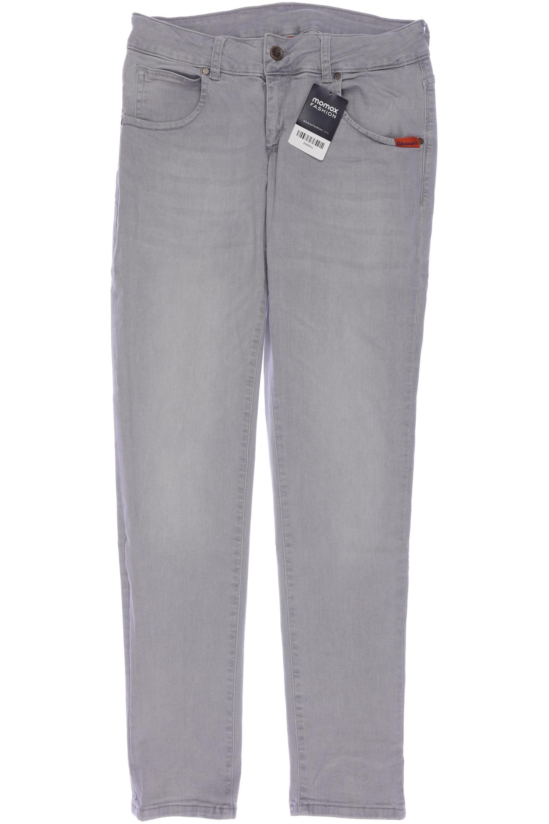 

Adenauer & Co Damen Jeans, grau, Gr. 31