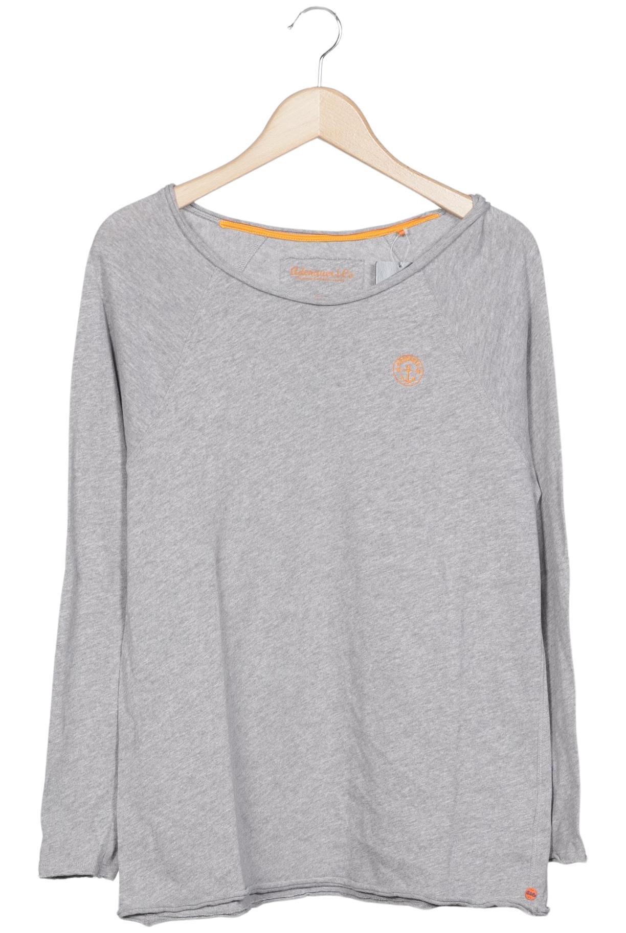 

Adenauer & Co Damen Langarmshirt, grau, Gr. 42