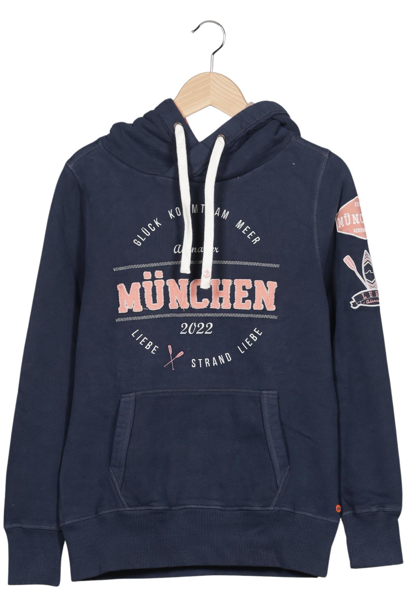 

Adenauer & Co Damen Kapuzenpullover, marineblau, Gr. 38