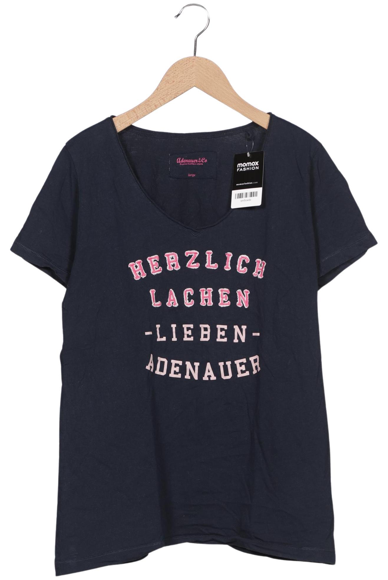 

Adenauer & Co Damen T-Shirt, marineblau, Gr. 42