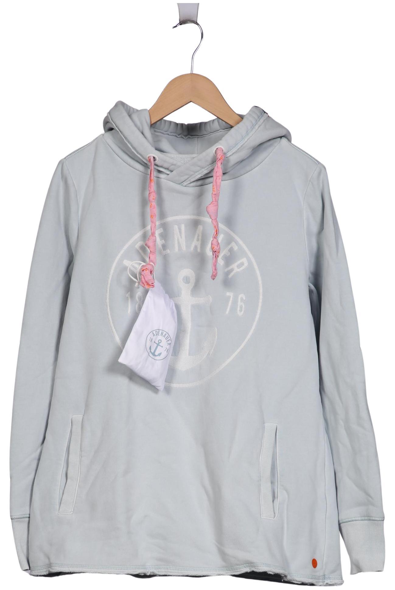 

Adenauer & Co Damen Kapuzenpullover, hellblau, Gr. 44