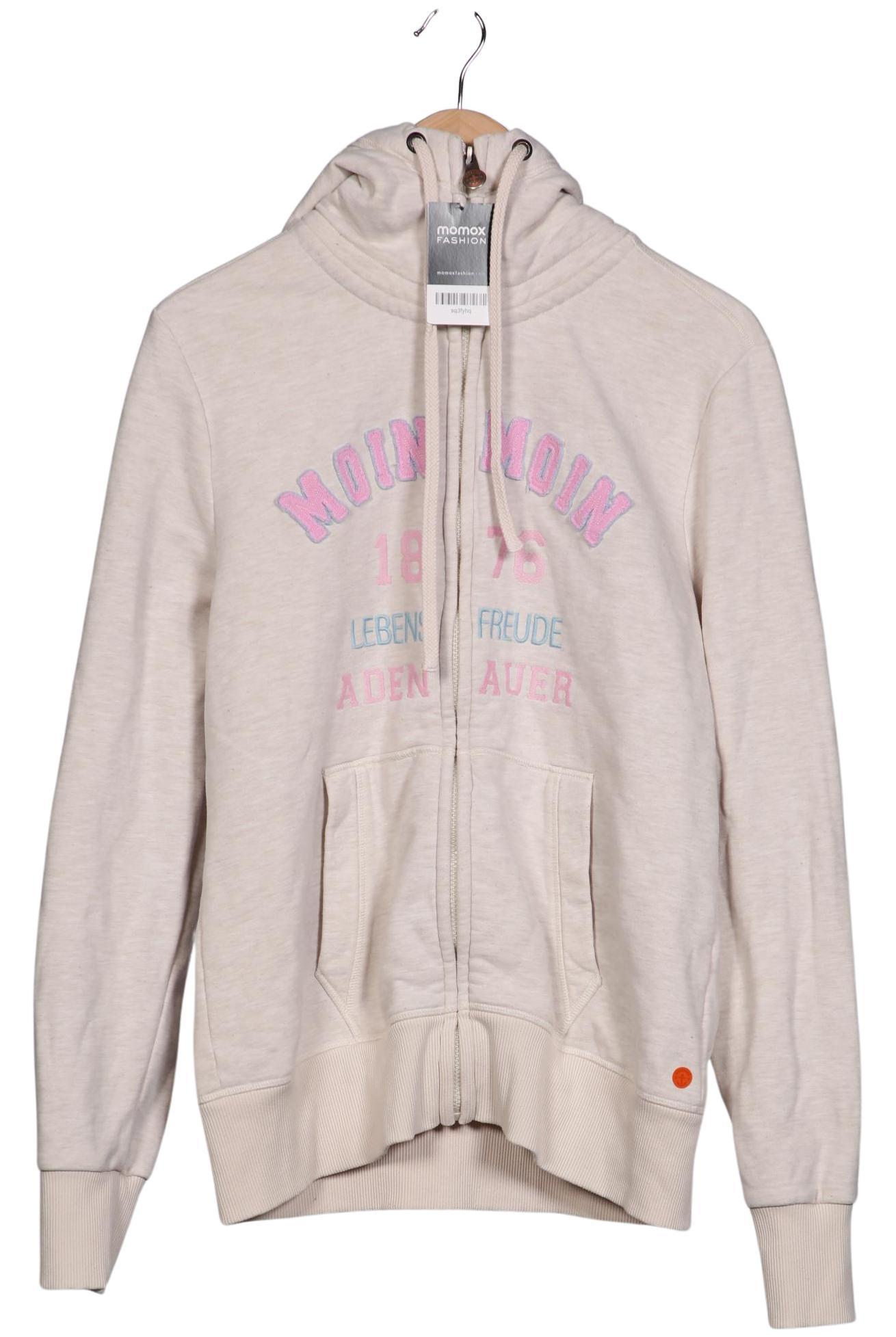 

Adenauer & Co Damen Kapuzenpullover, beige, Gr. 44